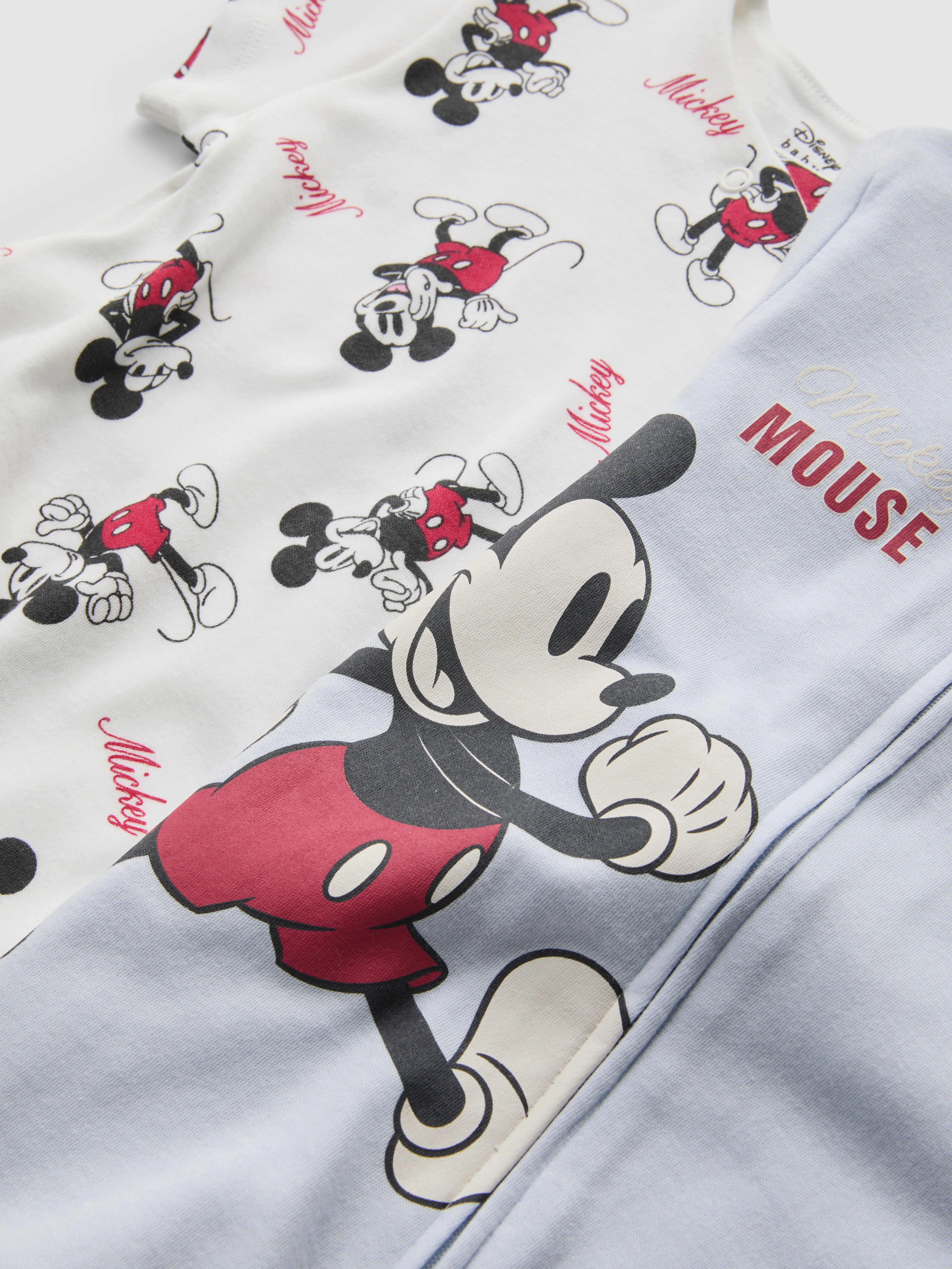 0-24mths | 2pk Disney’s Mickey Mouse Rompers