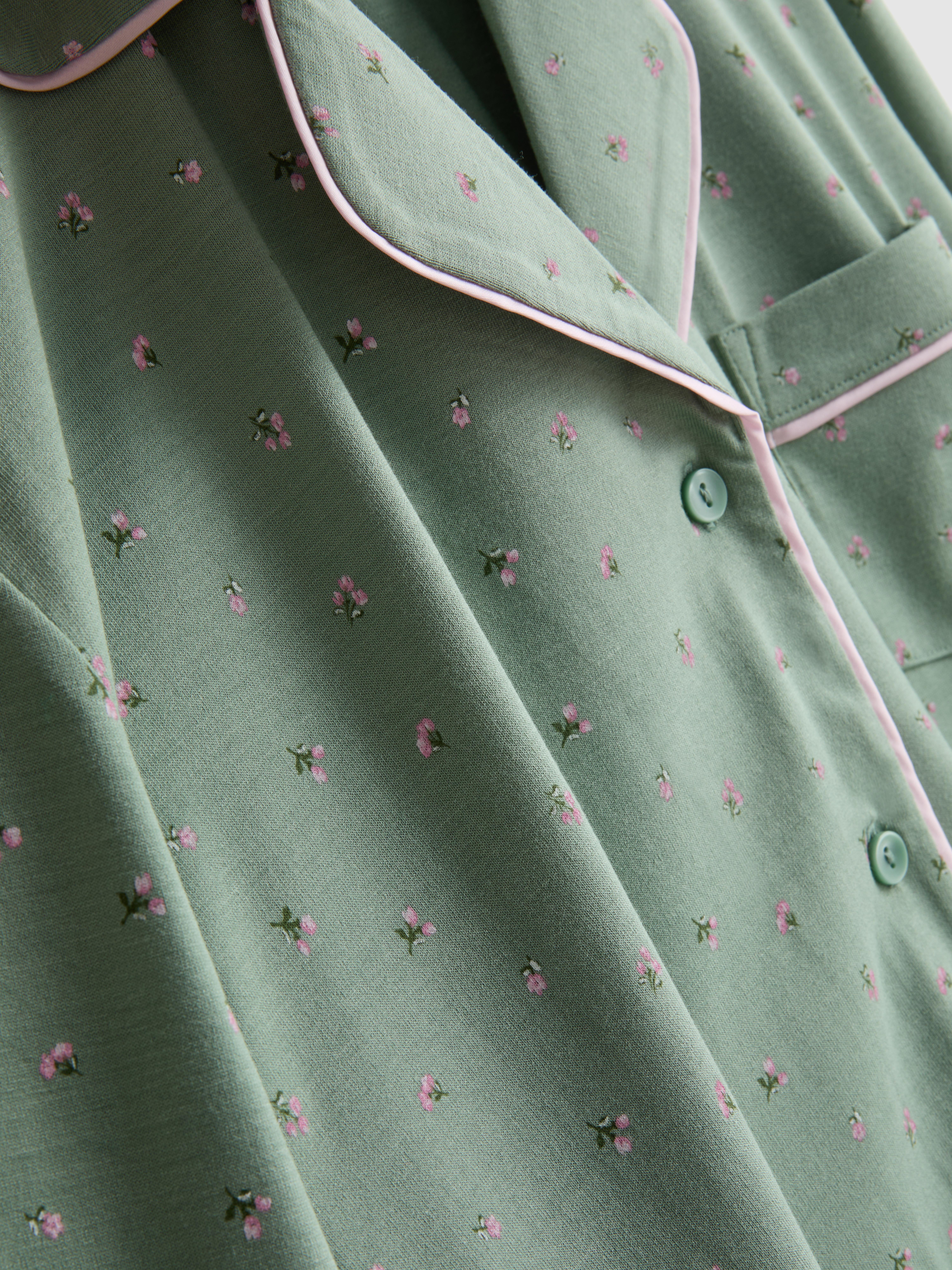 Printed Boyfriend Pajamas