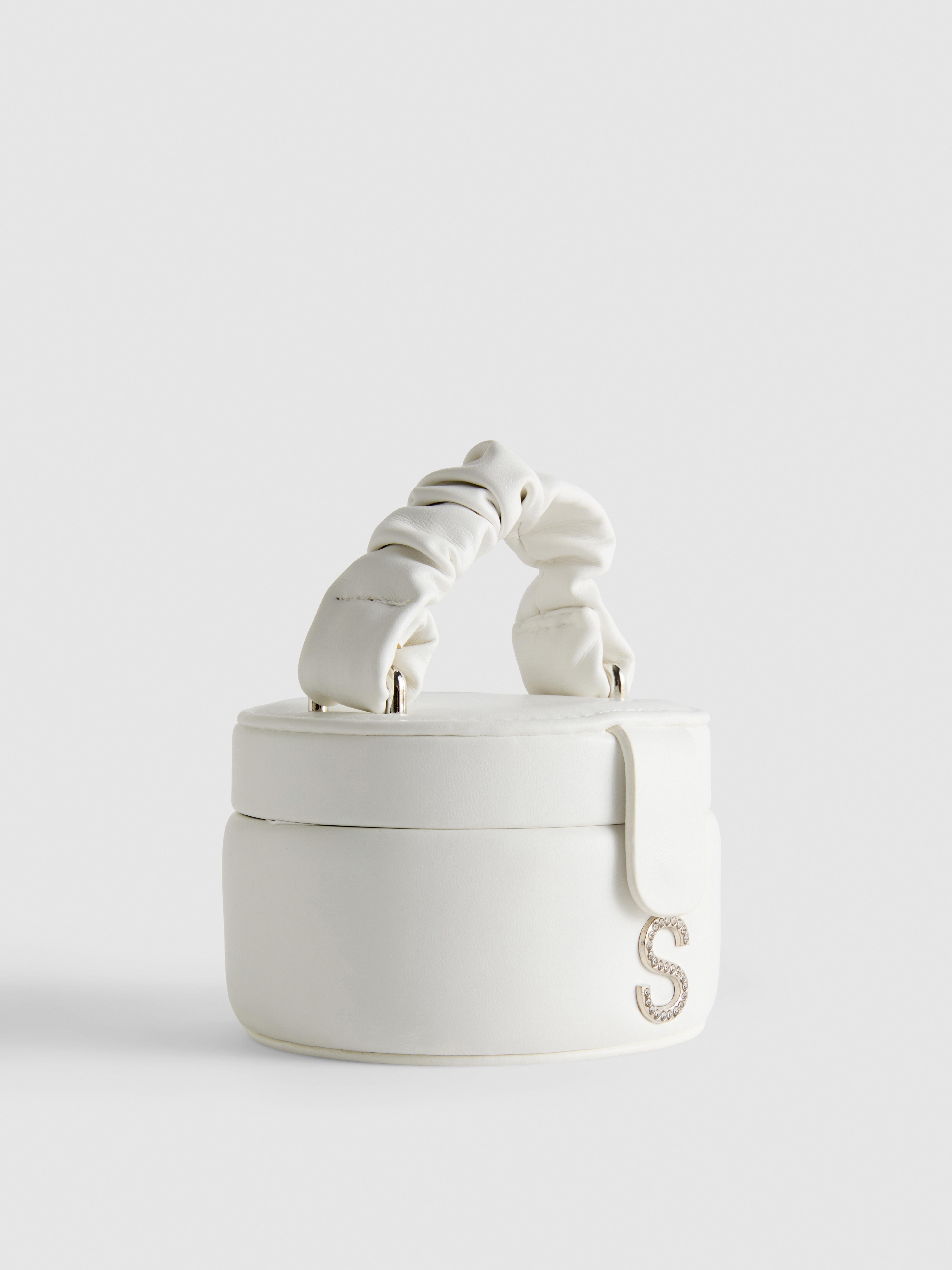 Ruched Initial Jewelry Box