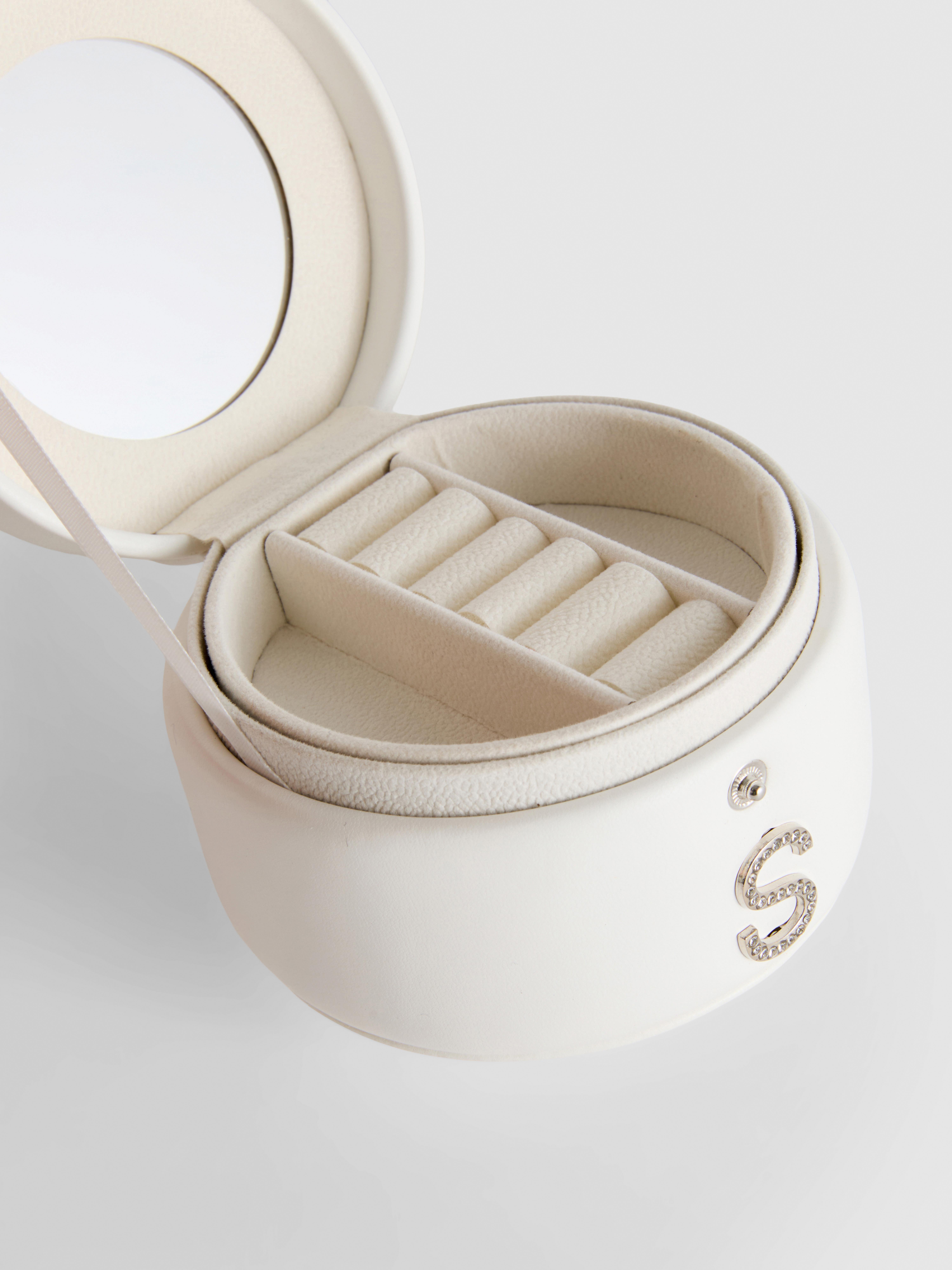 Ruched Initial Jewelry Box