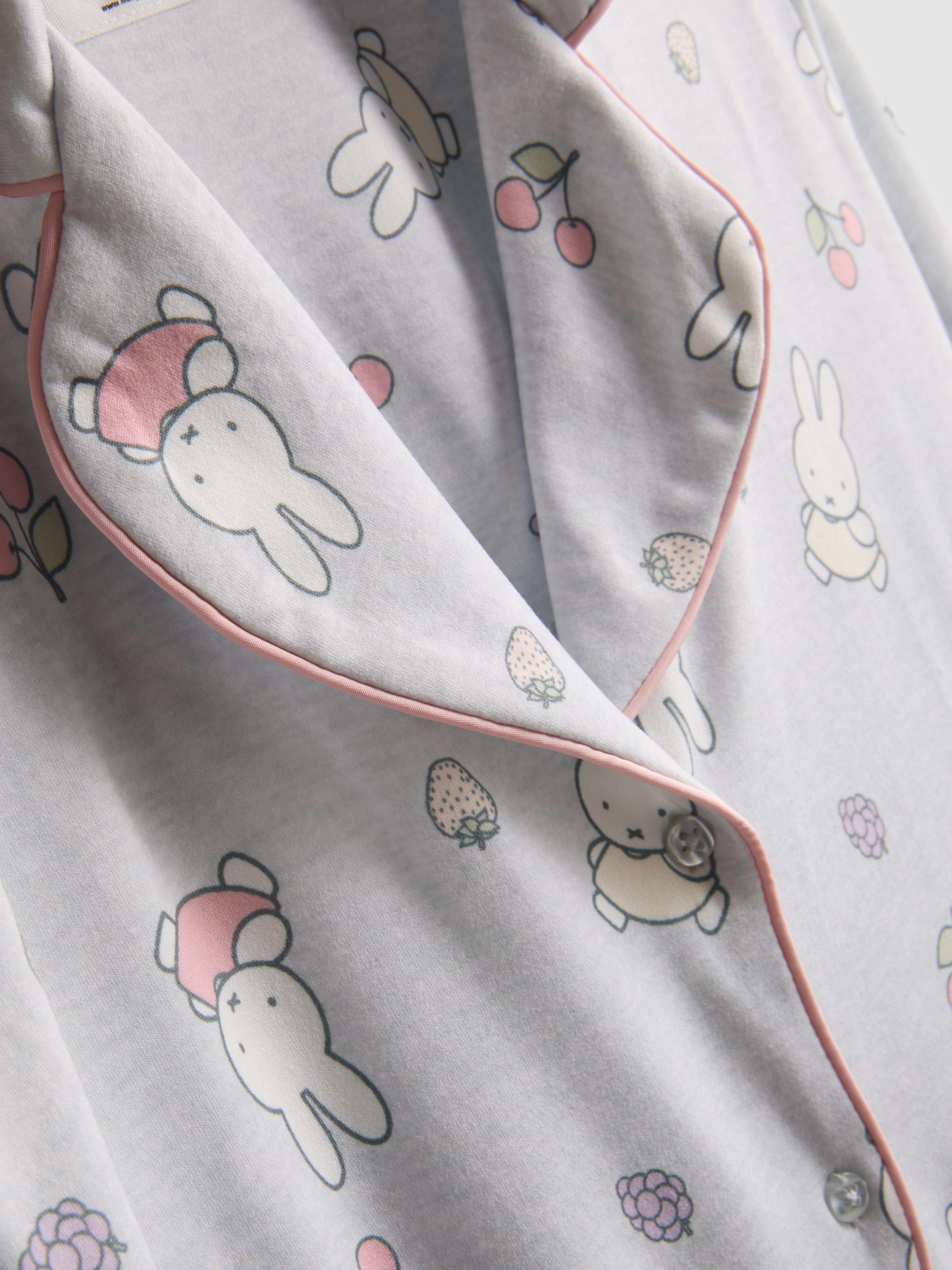 Women's Gray Heather Miffy Boyfriend Pajamas