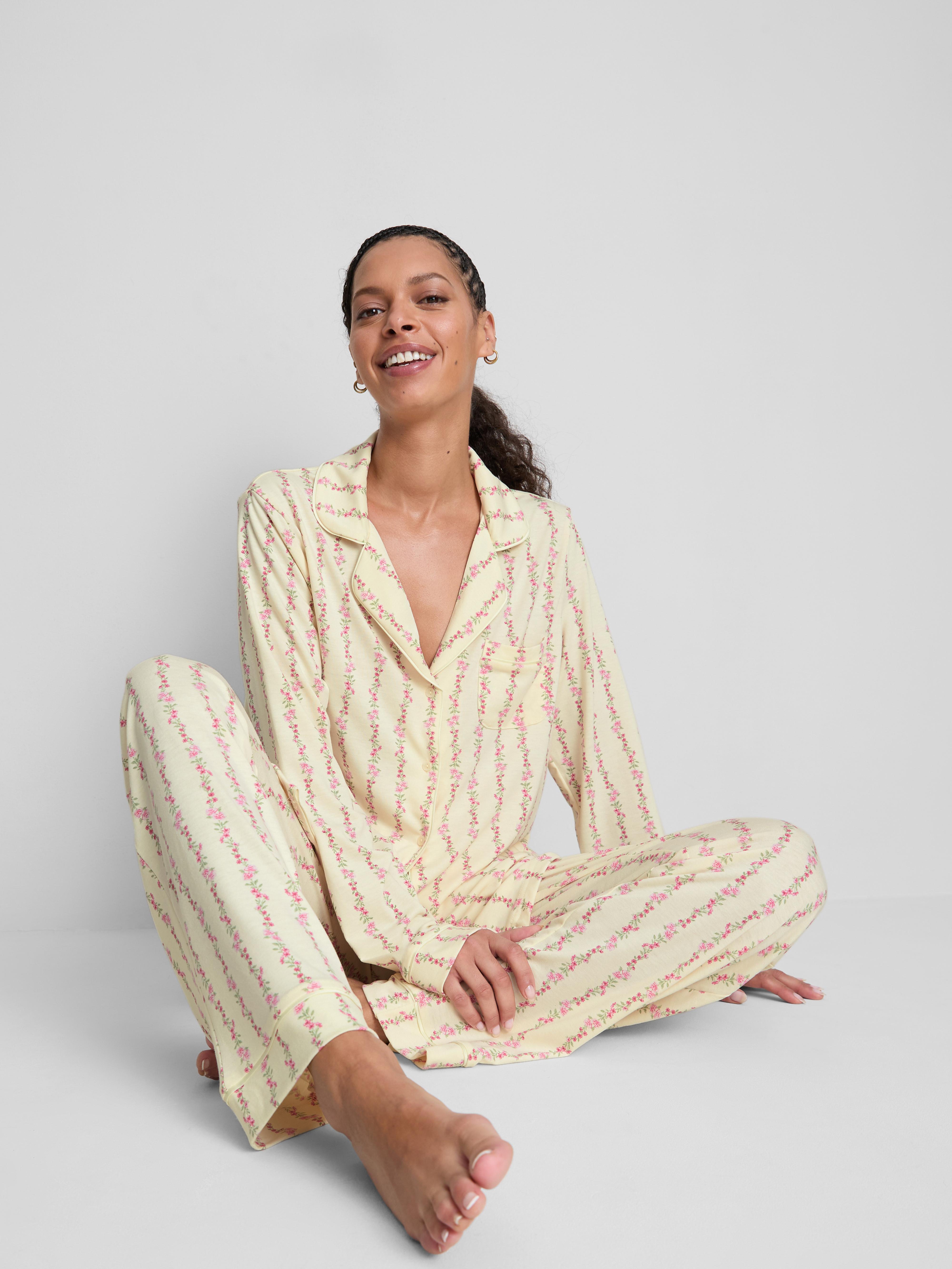 Printed Boyfriend Pyjamas