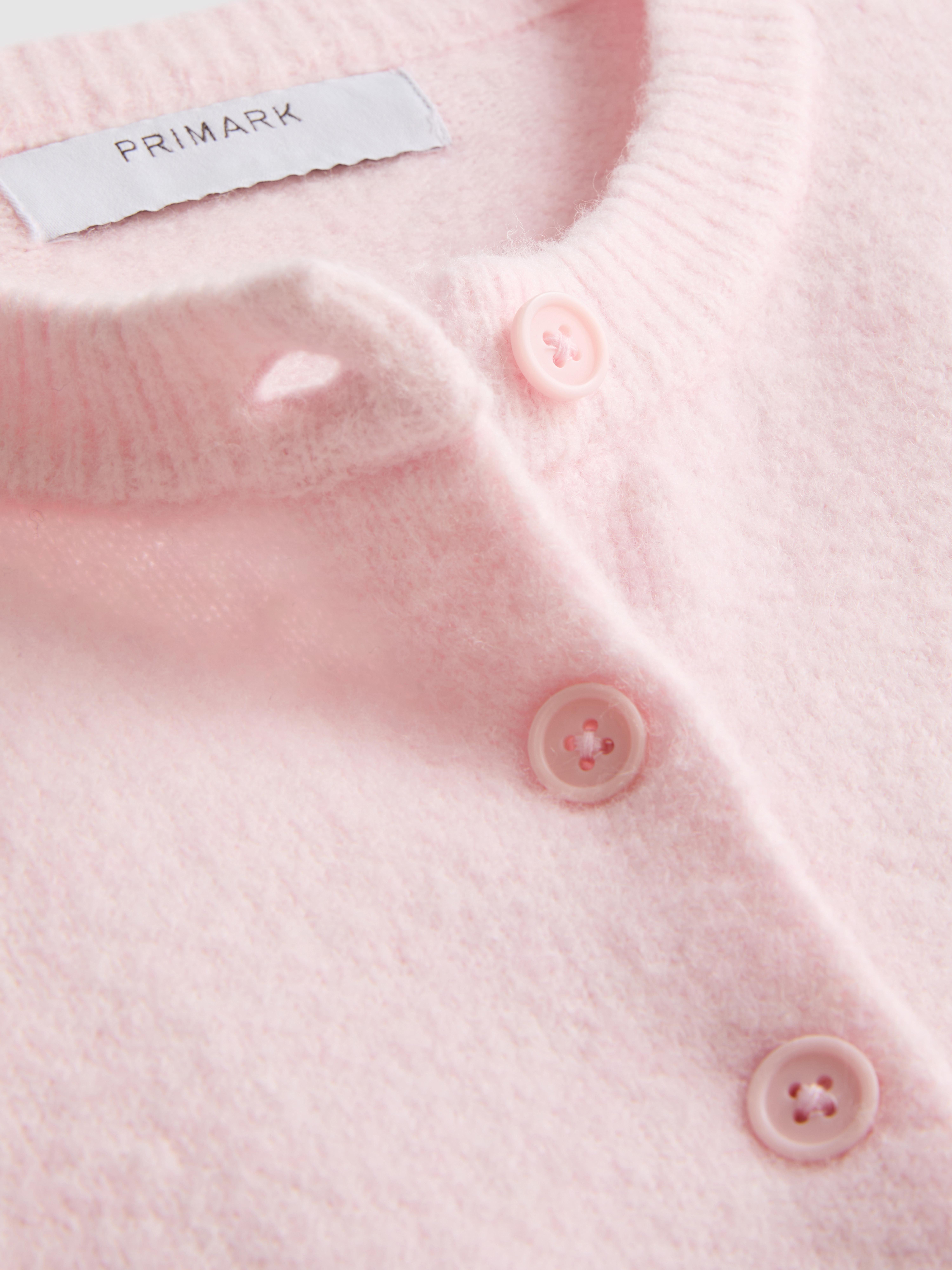 Cropped Crewneck Cardigan