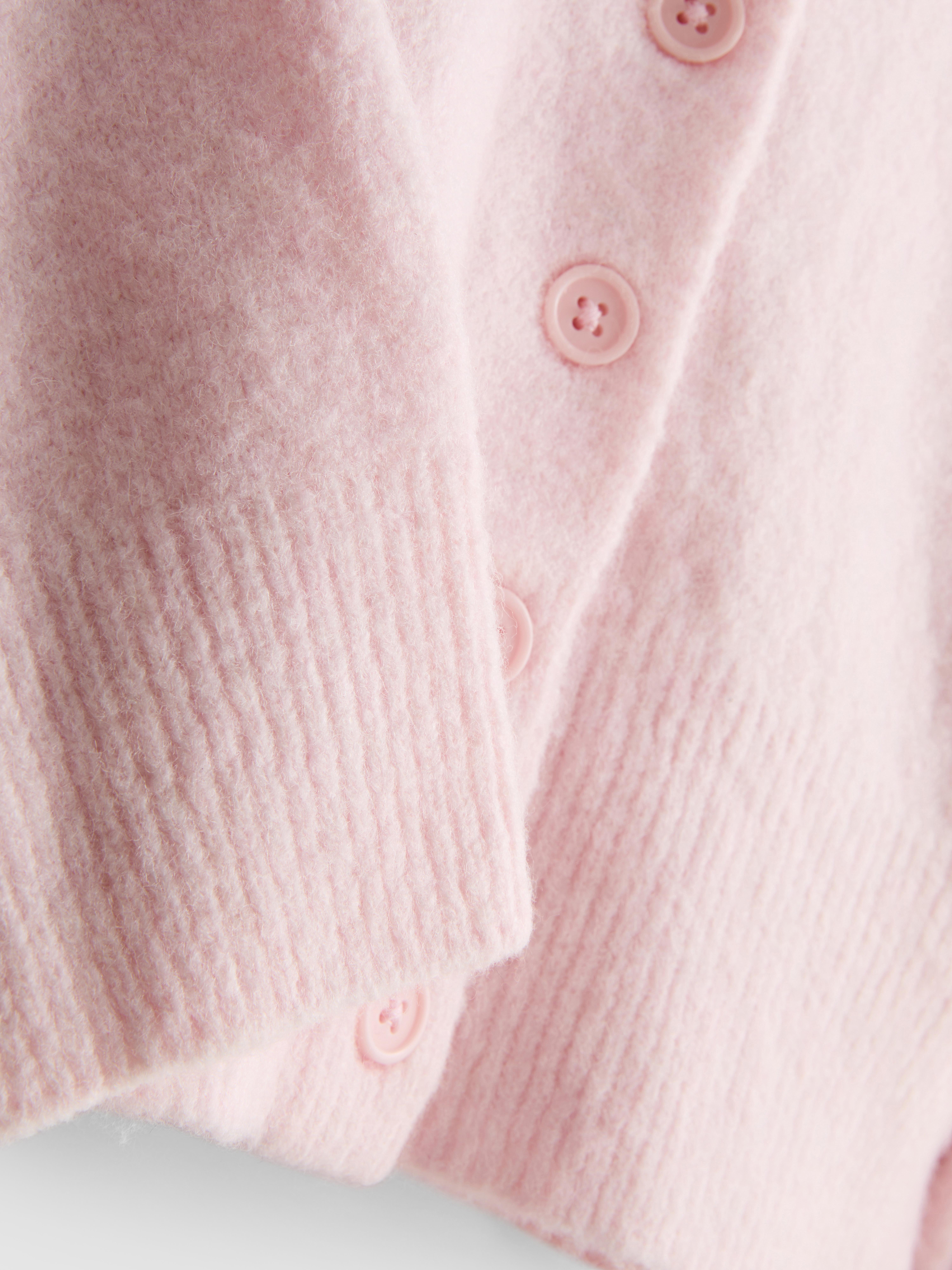 Cropped Crewneck Cardigan