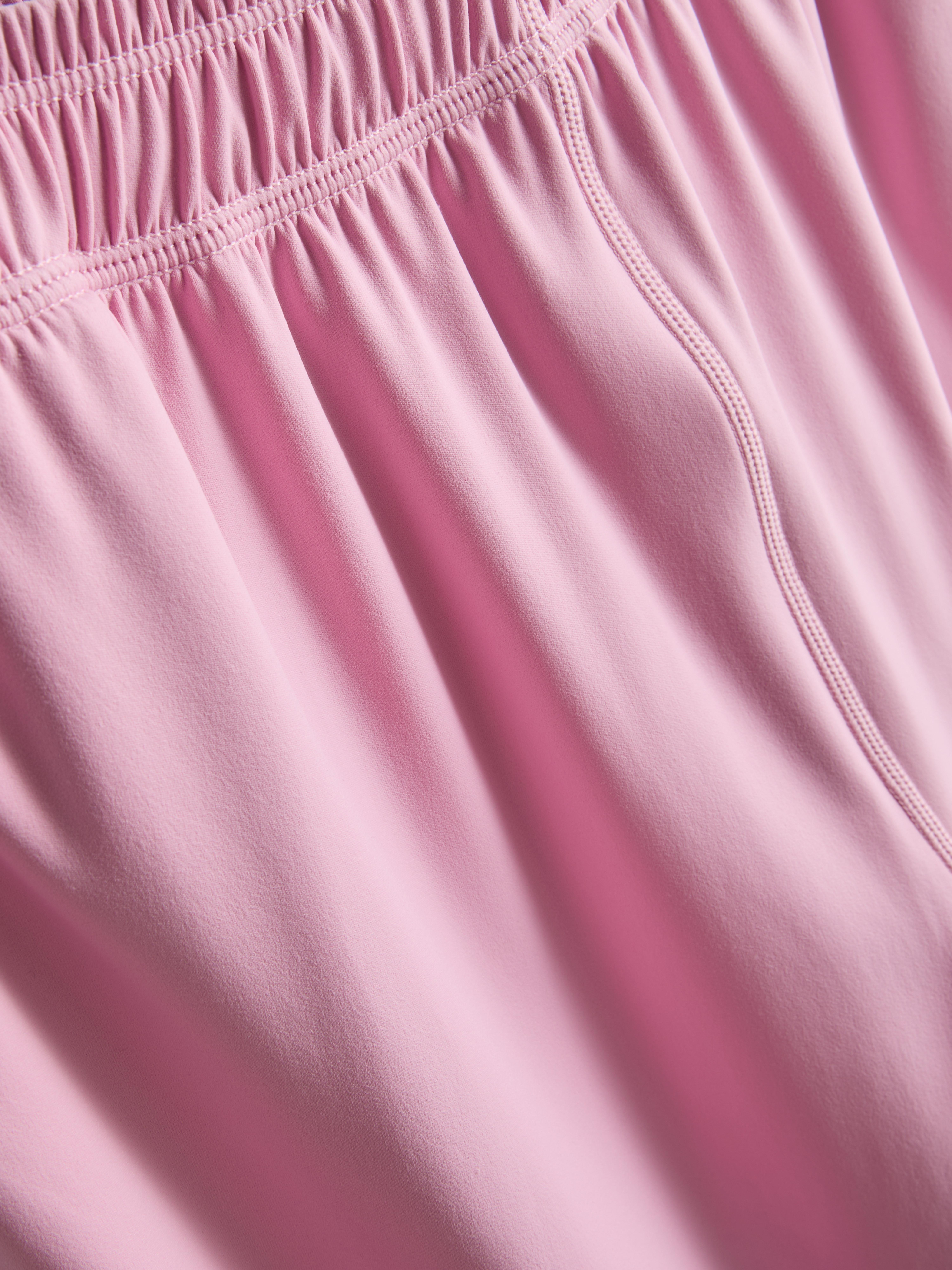 Women's Pink Wide-Leg Athleisure Pants