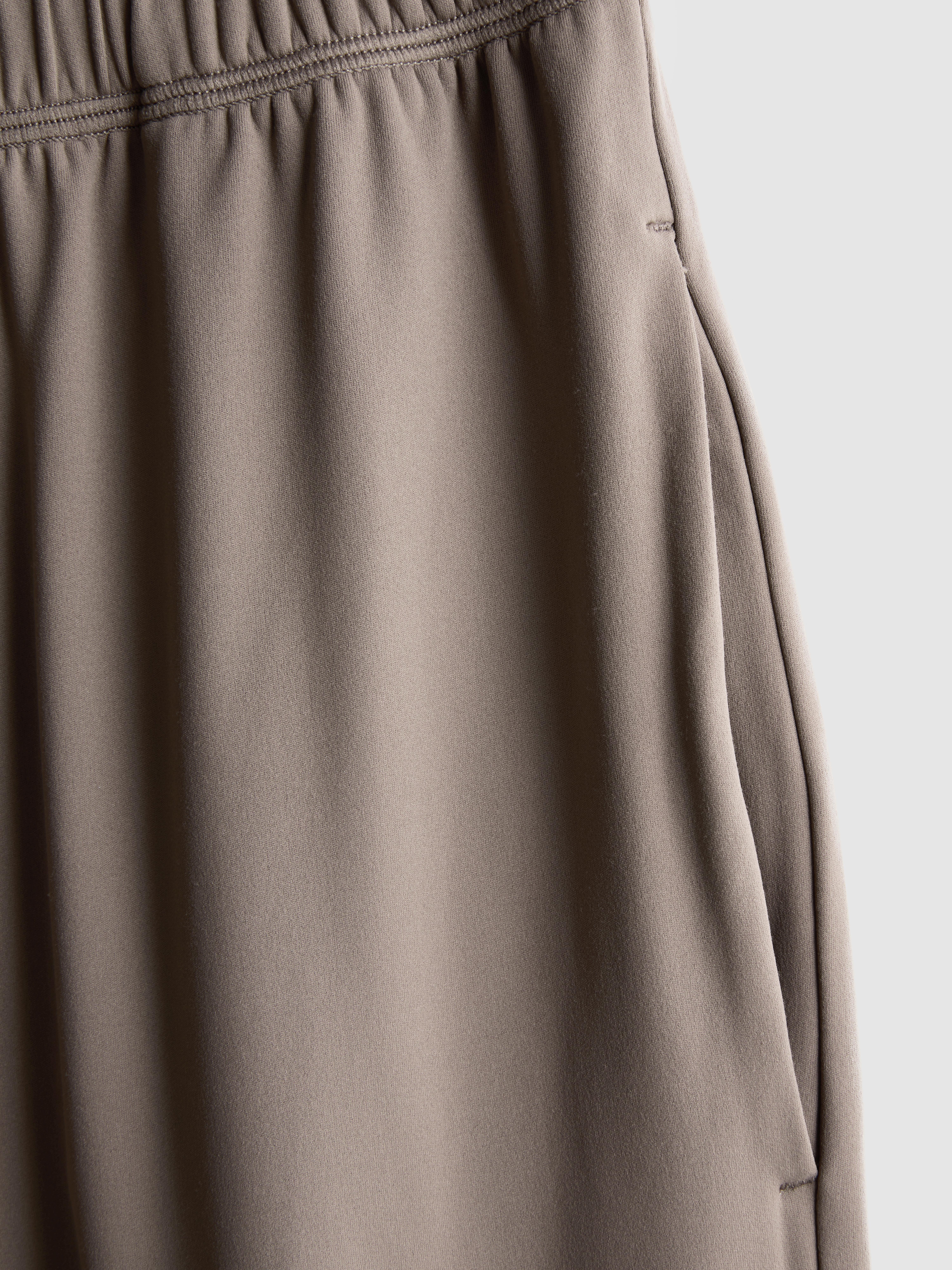 Women's Brown Wide-Leg Athleisure Pants