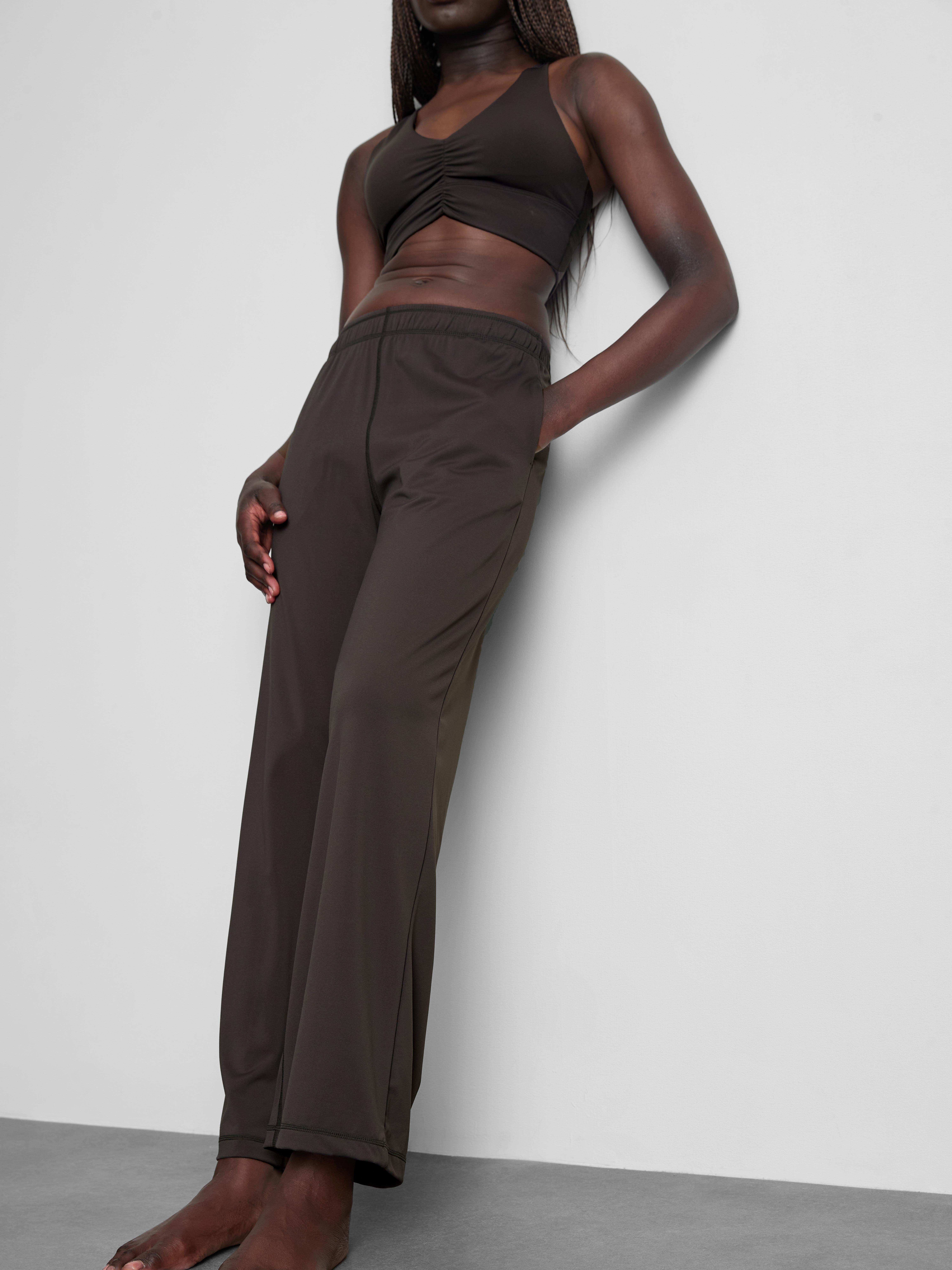 Athleisure-Hose mit weitem Bein