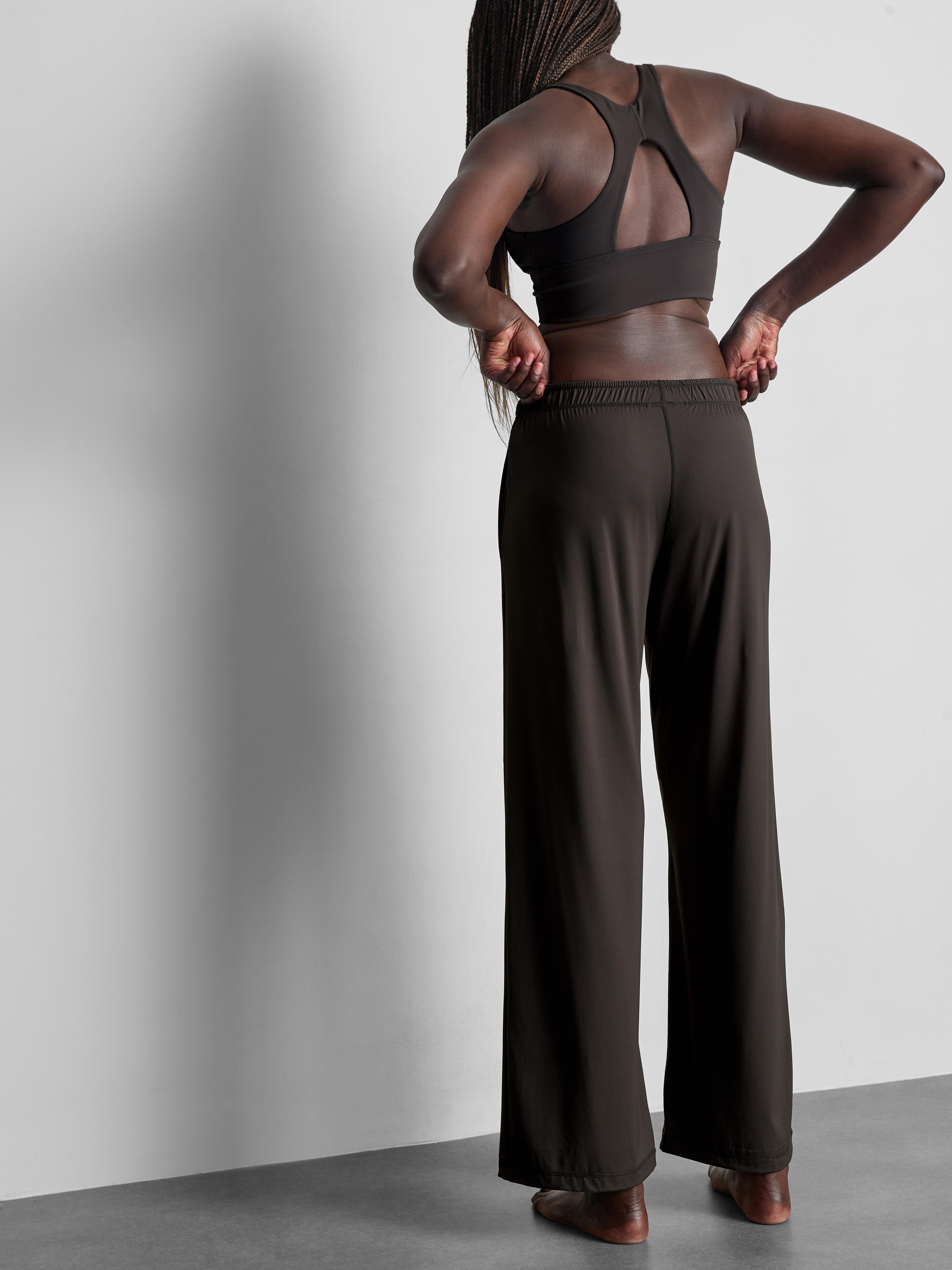 Athleisure-Hose mit weitem Bein