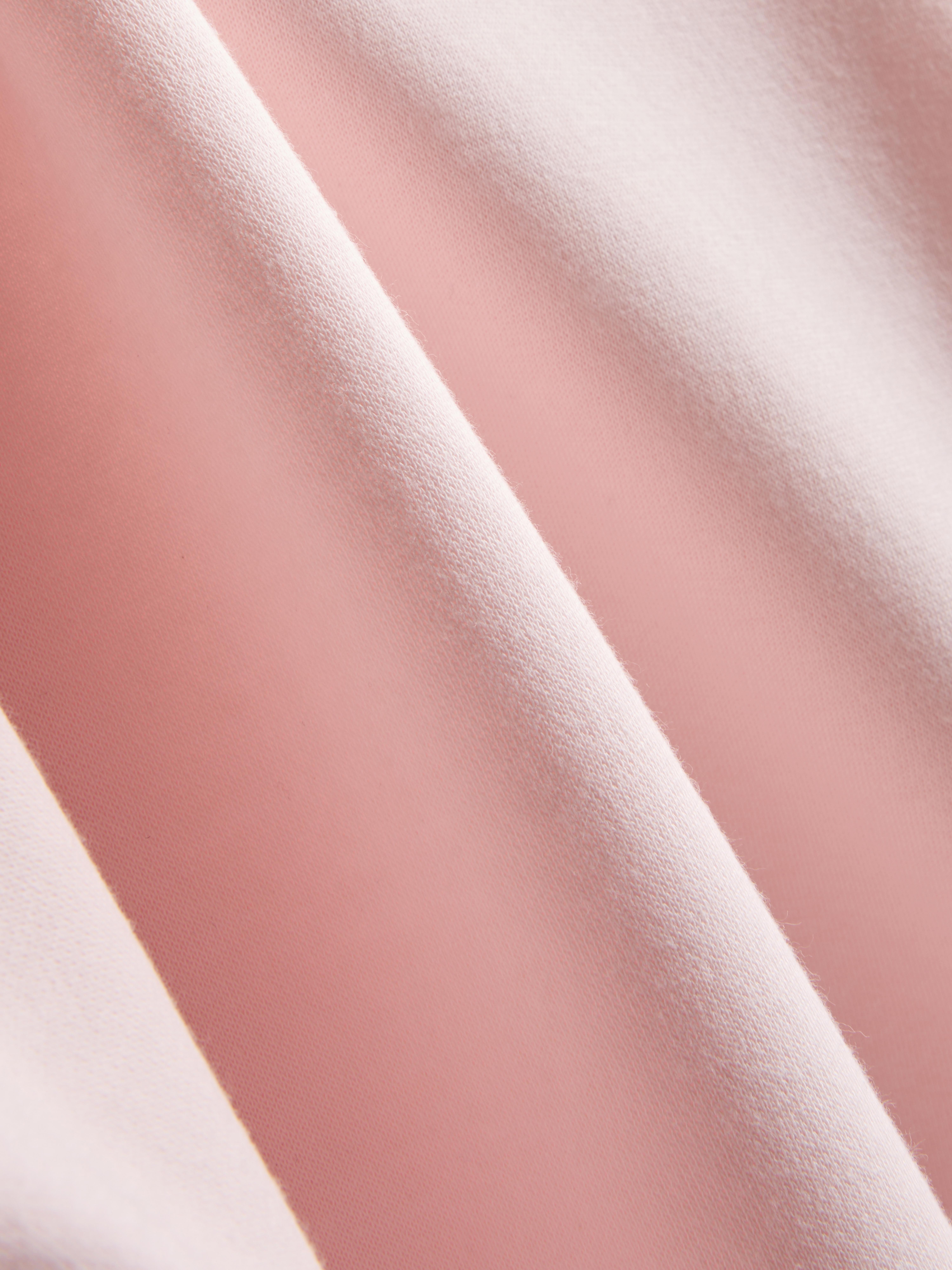 Women's Light Pink Essential Cotton-Blend Hoodie