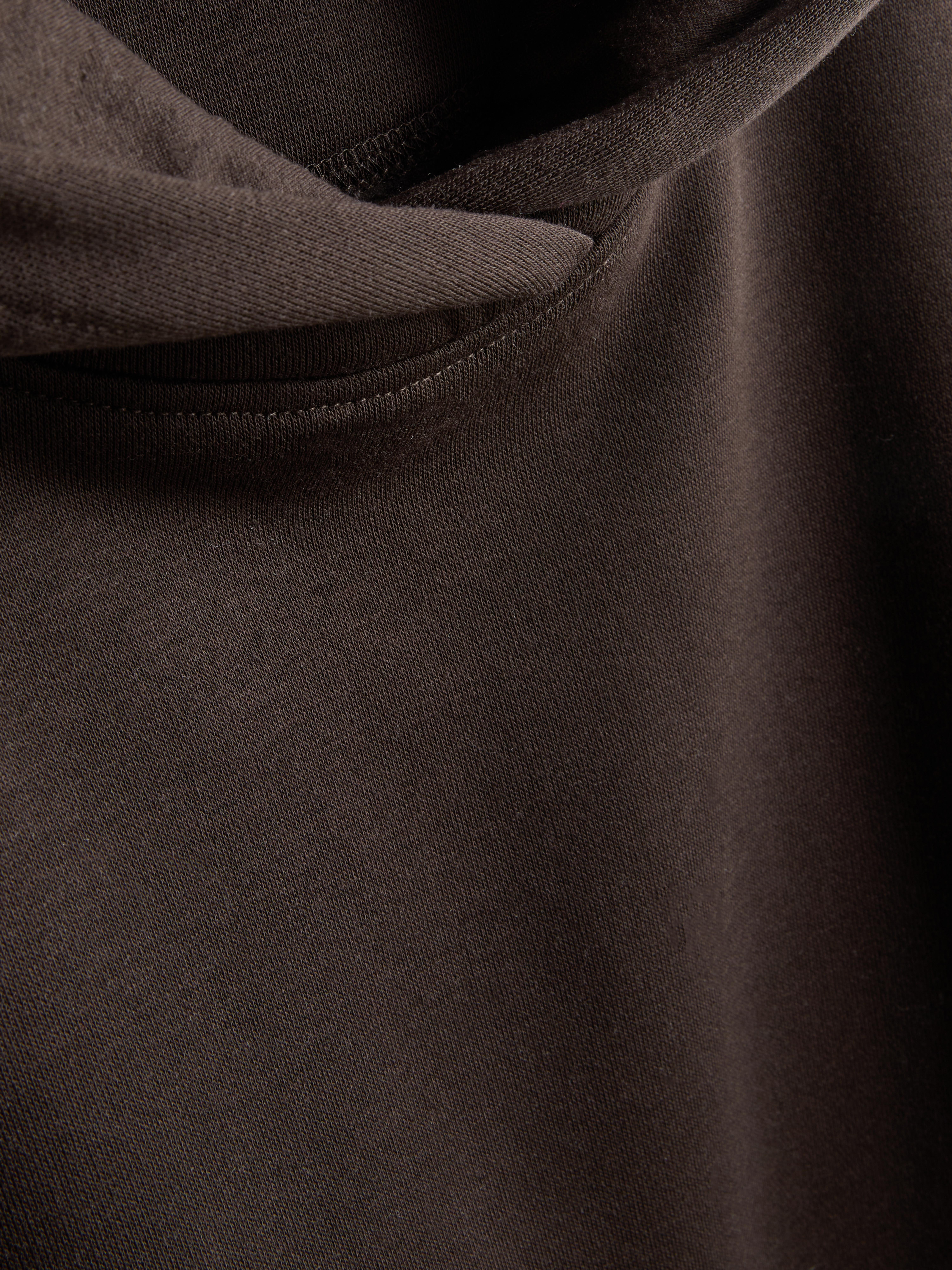 Women's Chocolate Essential Cotton-Blend Hoodie