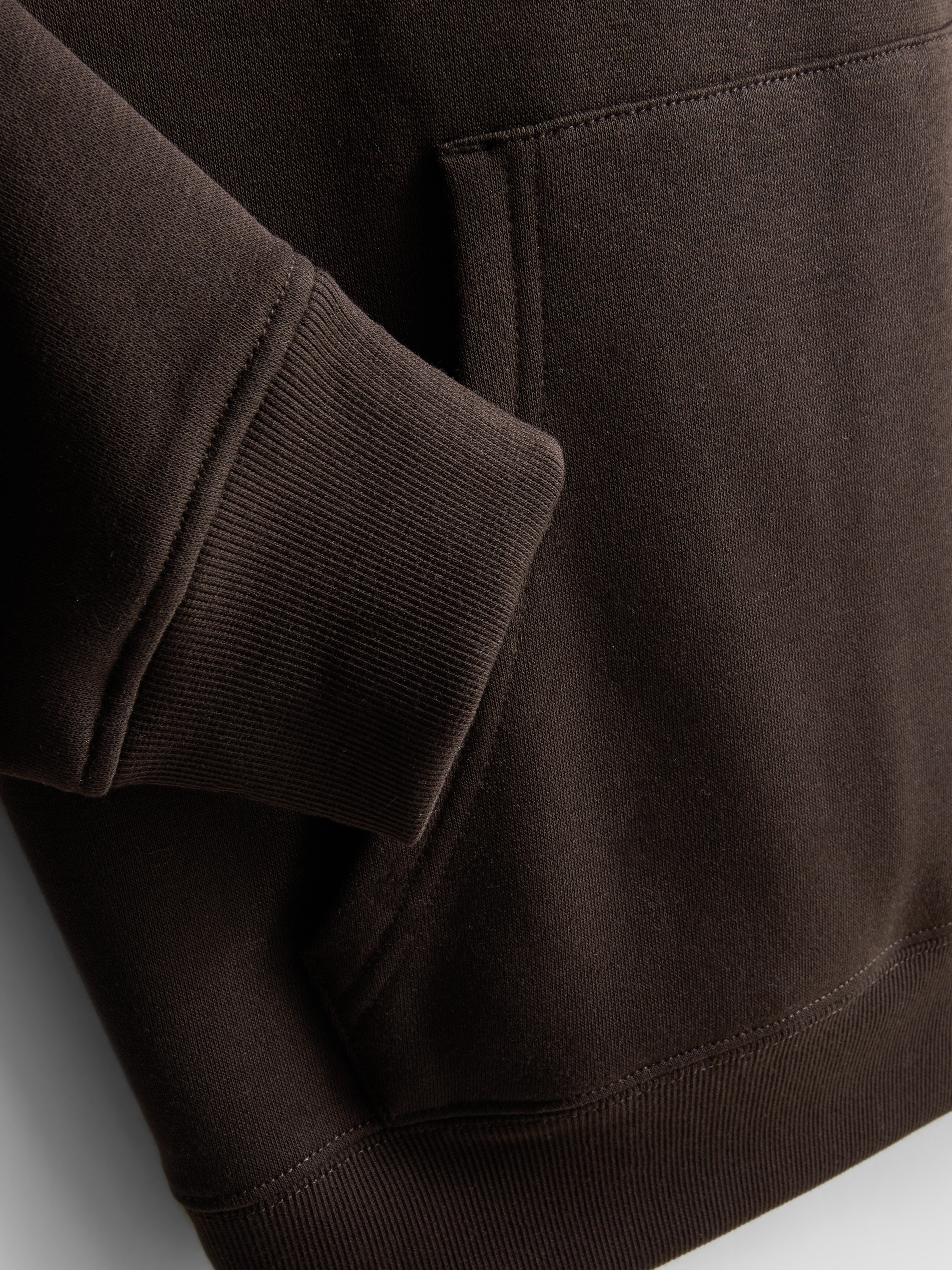 Women's Chocolate Essential Cotton-Blend Hoodie