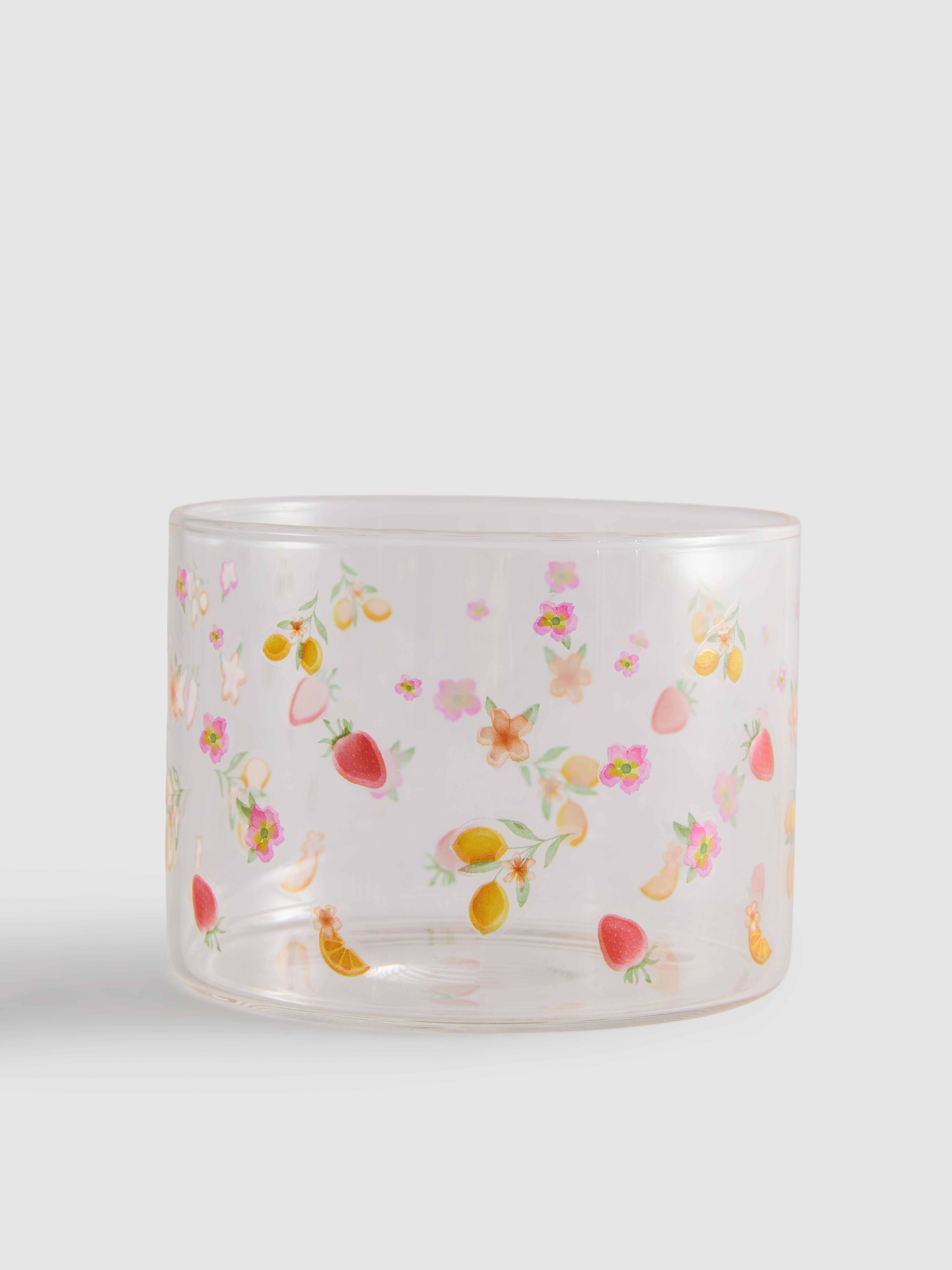 Pahar mic cu model floral