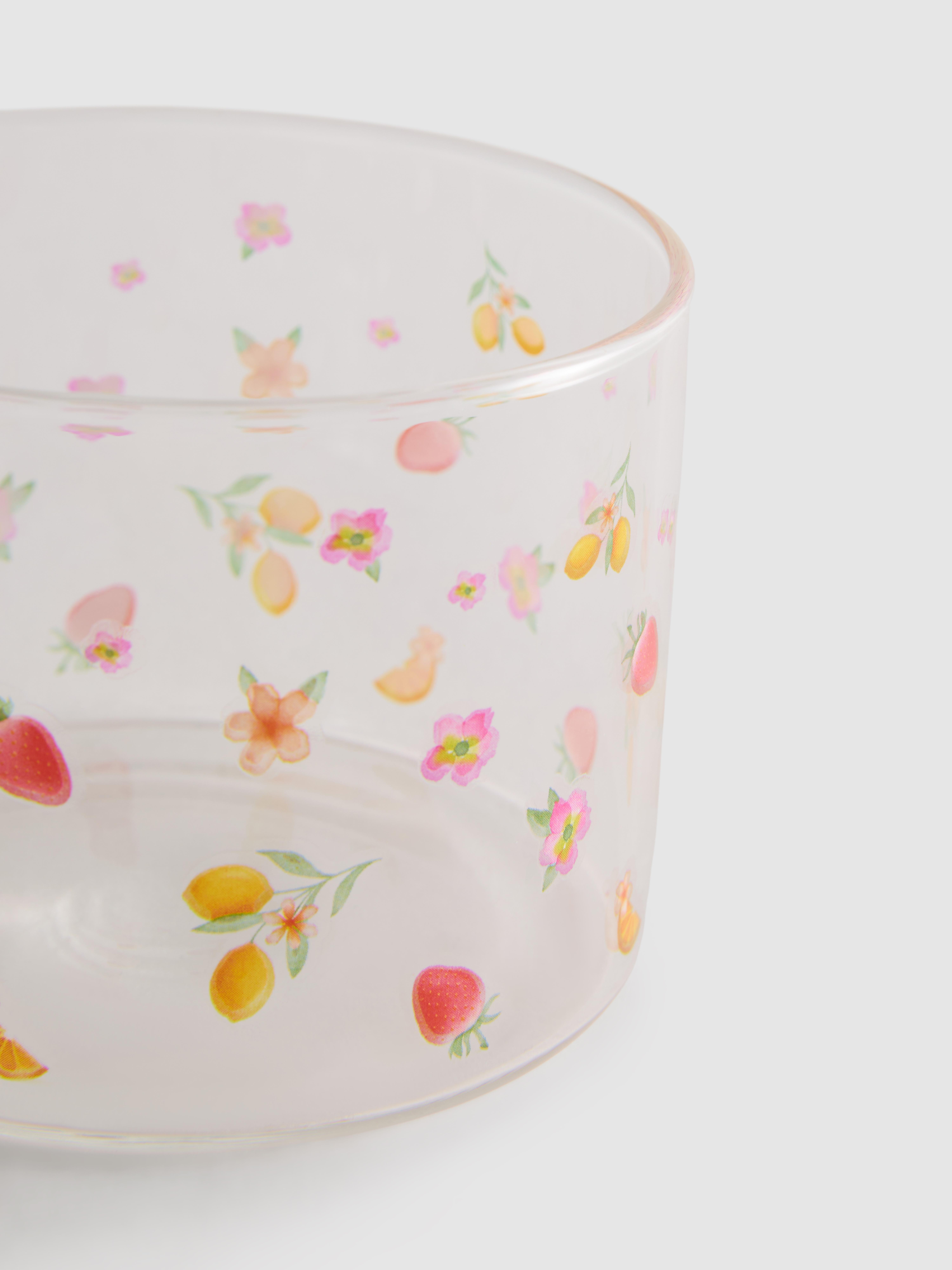 Pahar mic cu model floral