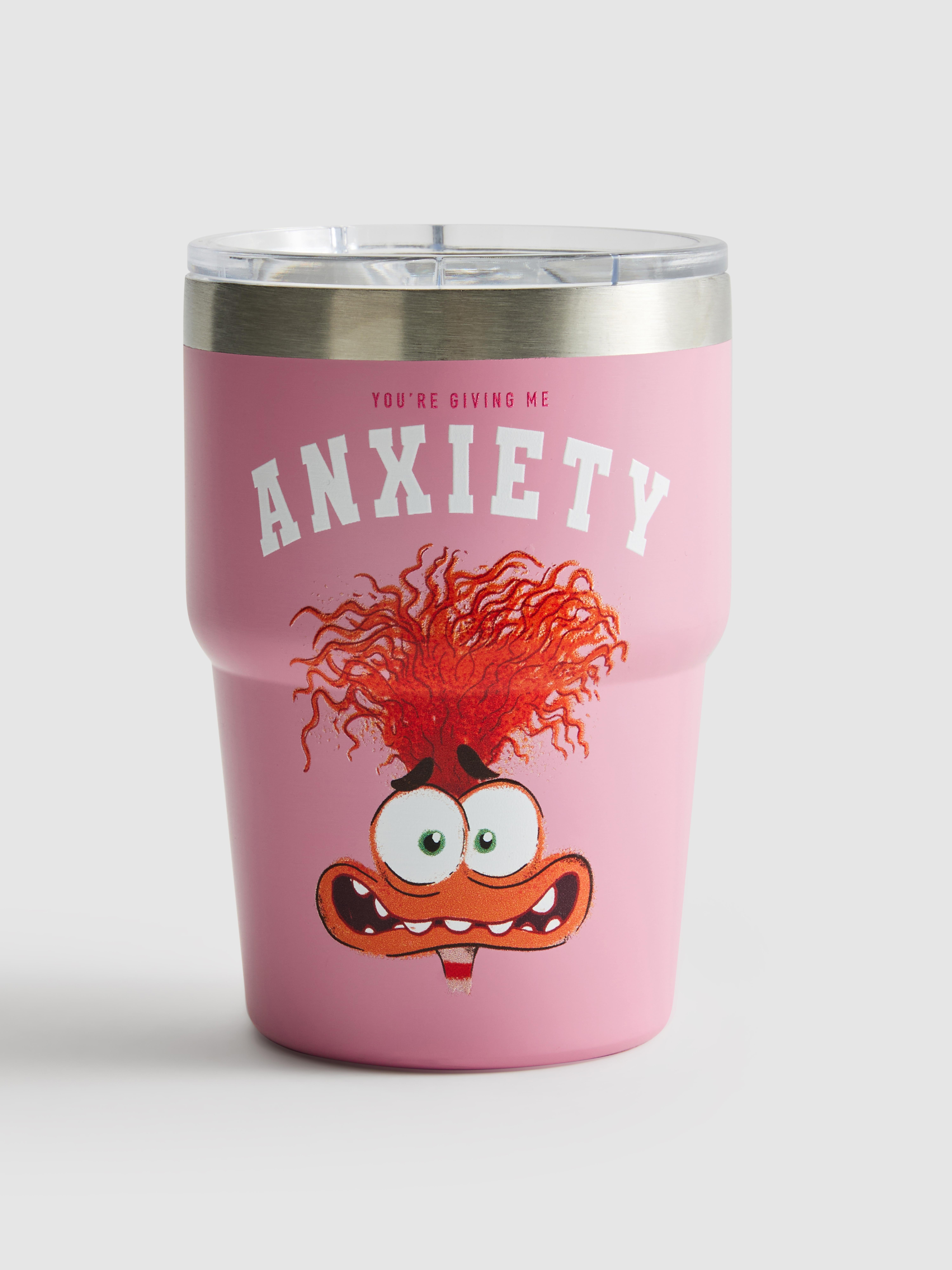 Light Pink Inside Out Anxiety Coffee Mug