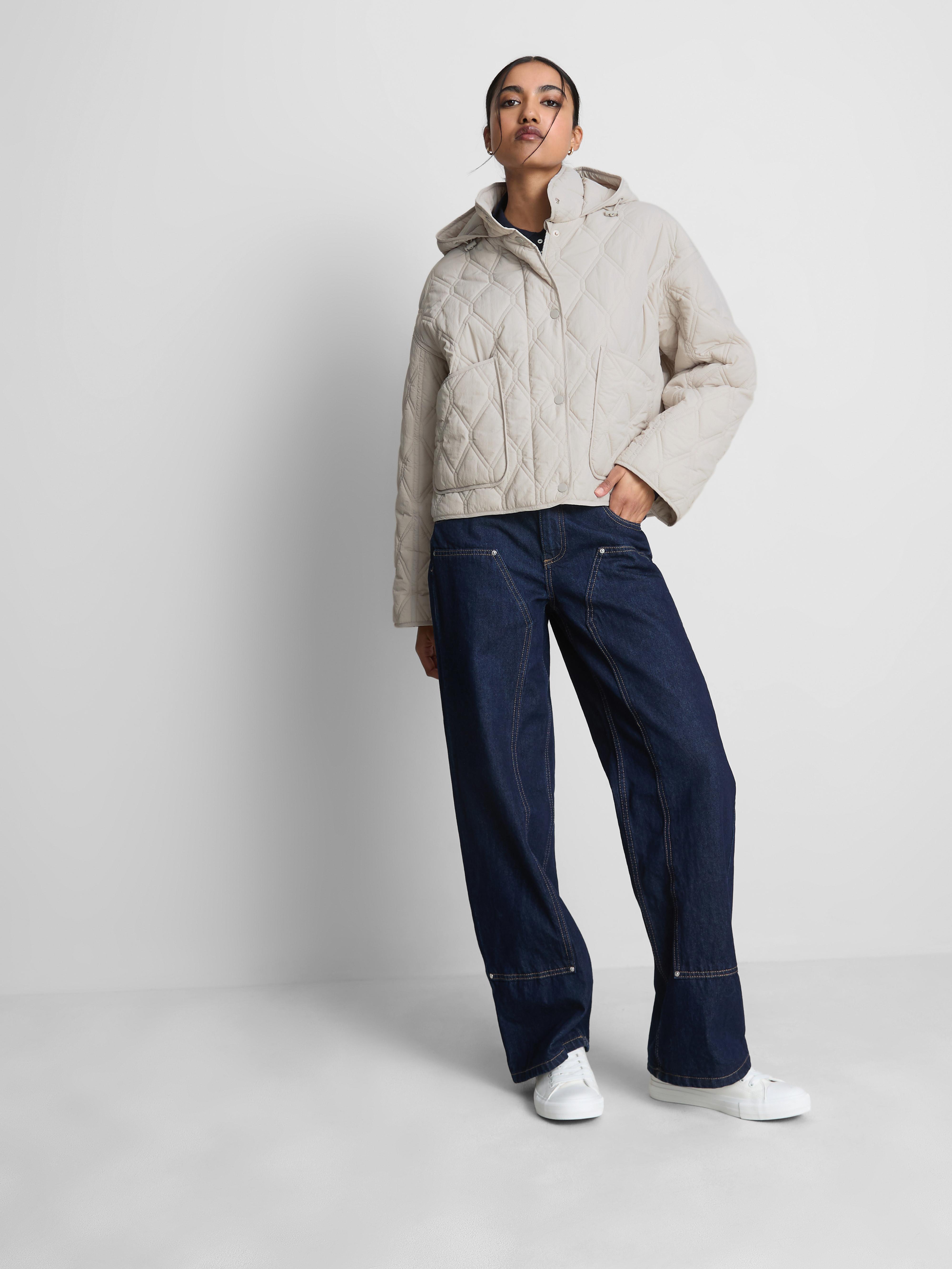 Women's Quilted Hooded Jacket