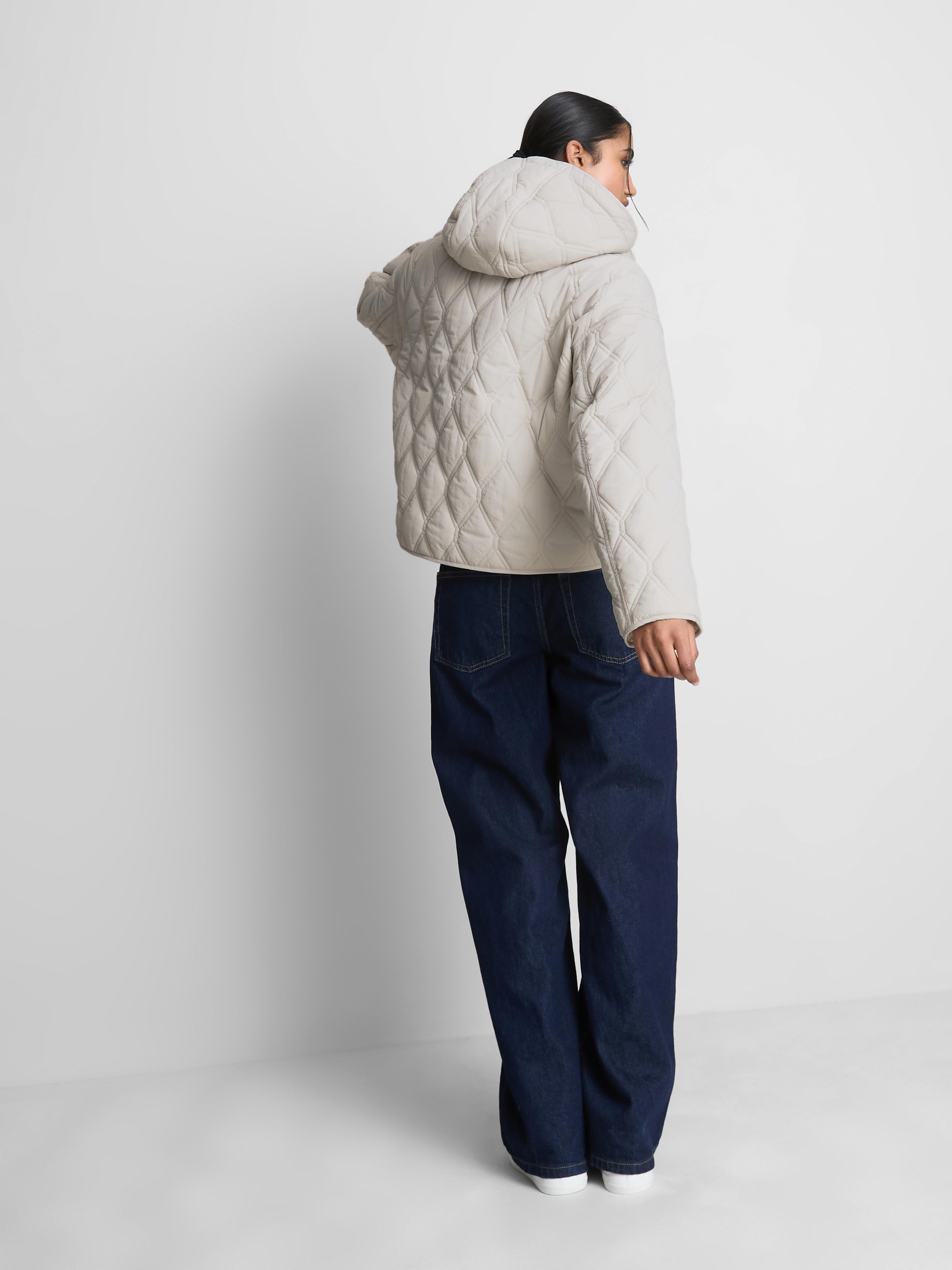 Women's Quilted Hooded Jacket