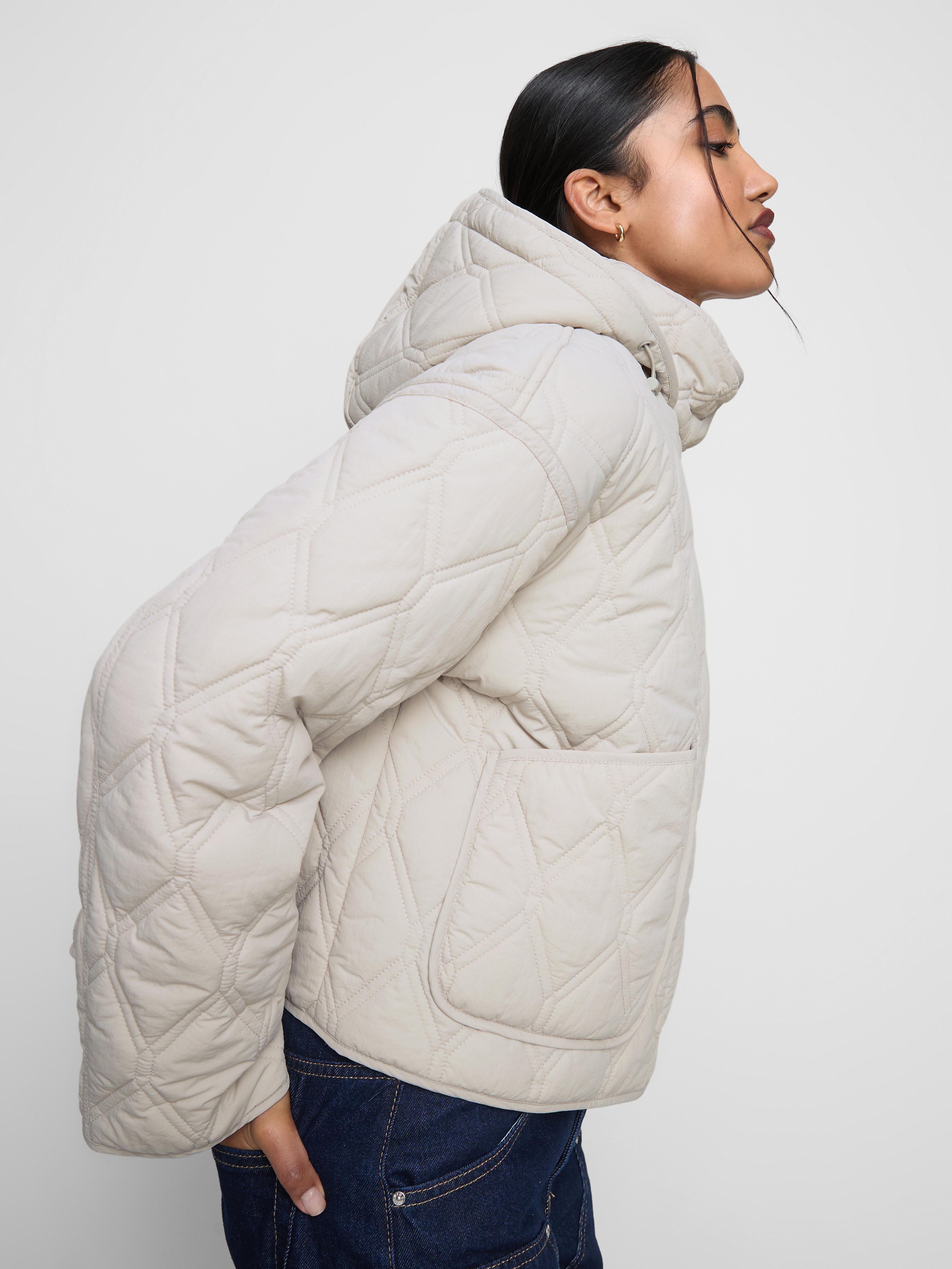 Women's Quilted Hooded Jacket