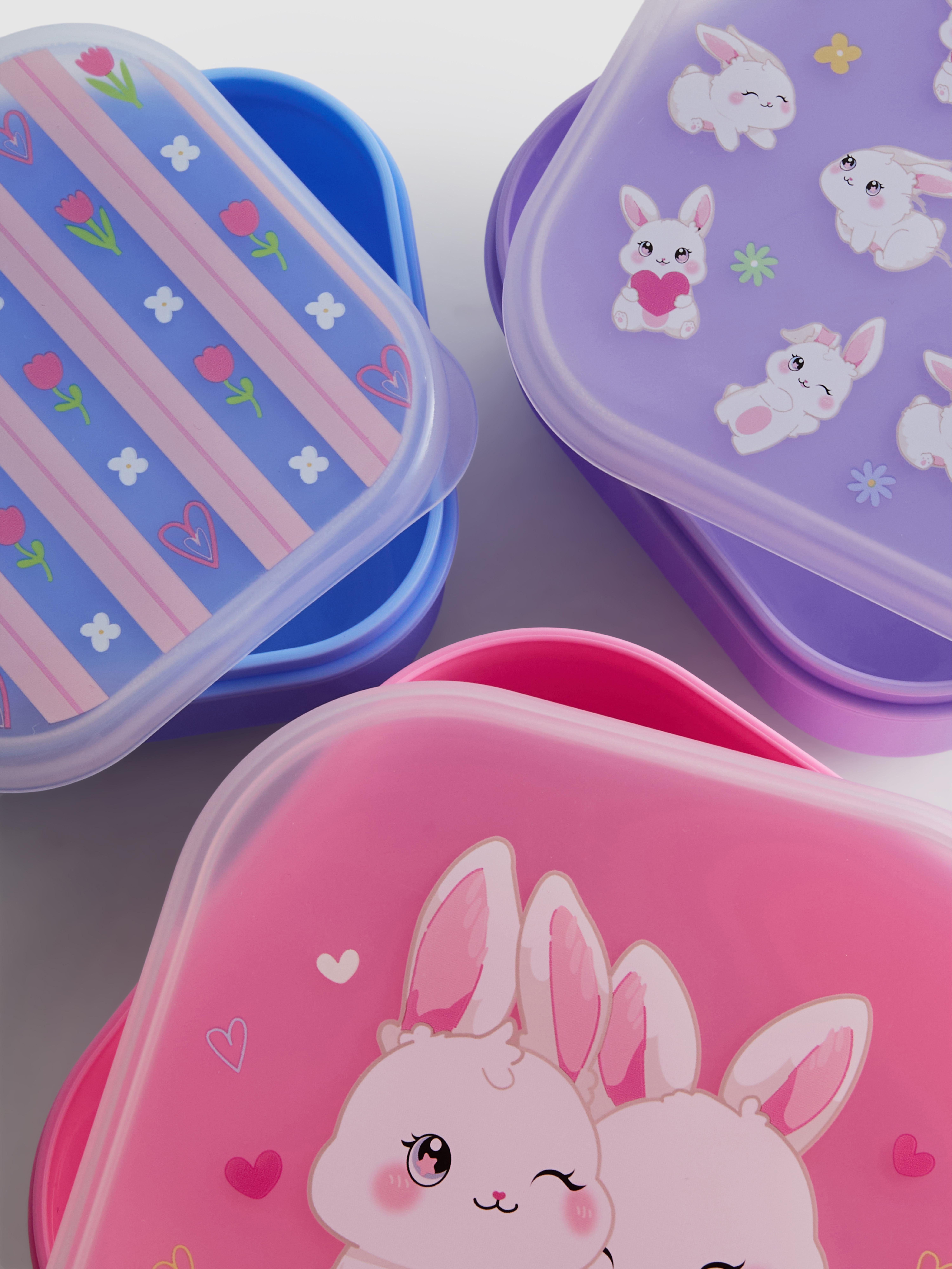 3 nádoby na svačinu s víkem