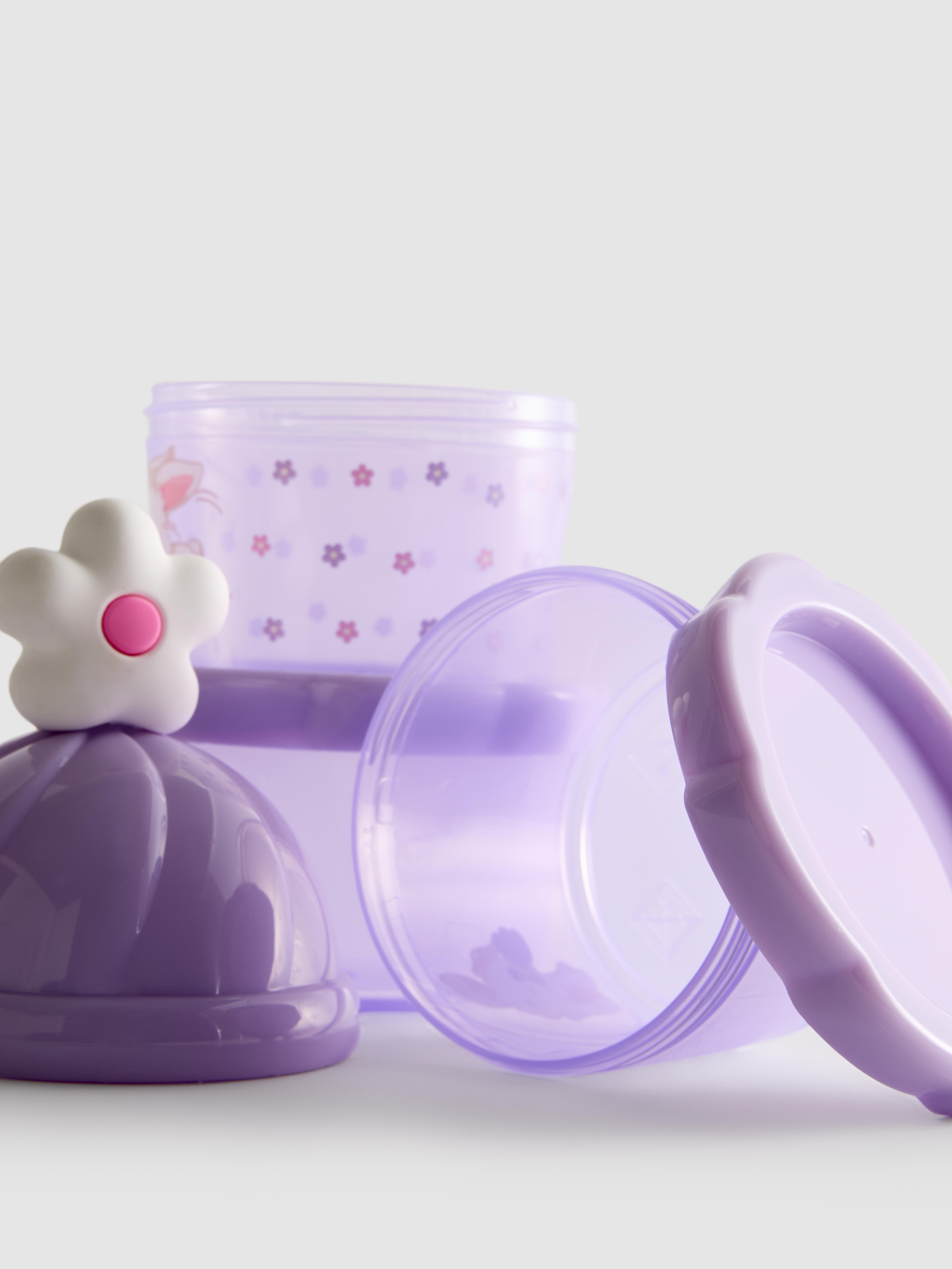 Lot de 3 pots à encas empilables