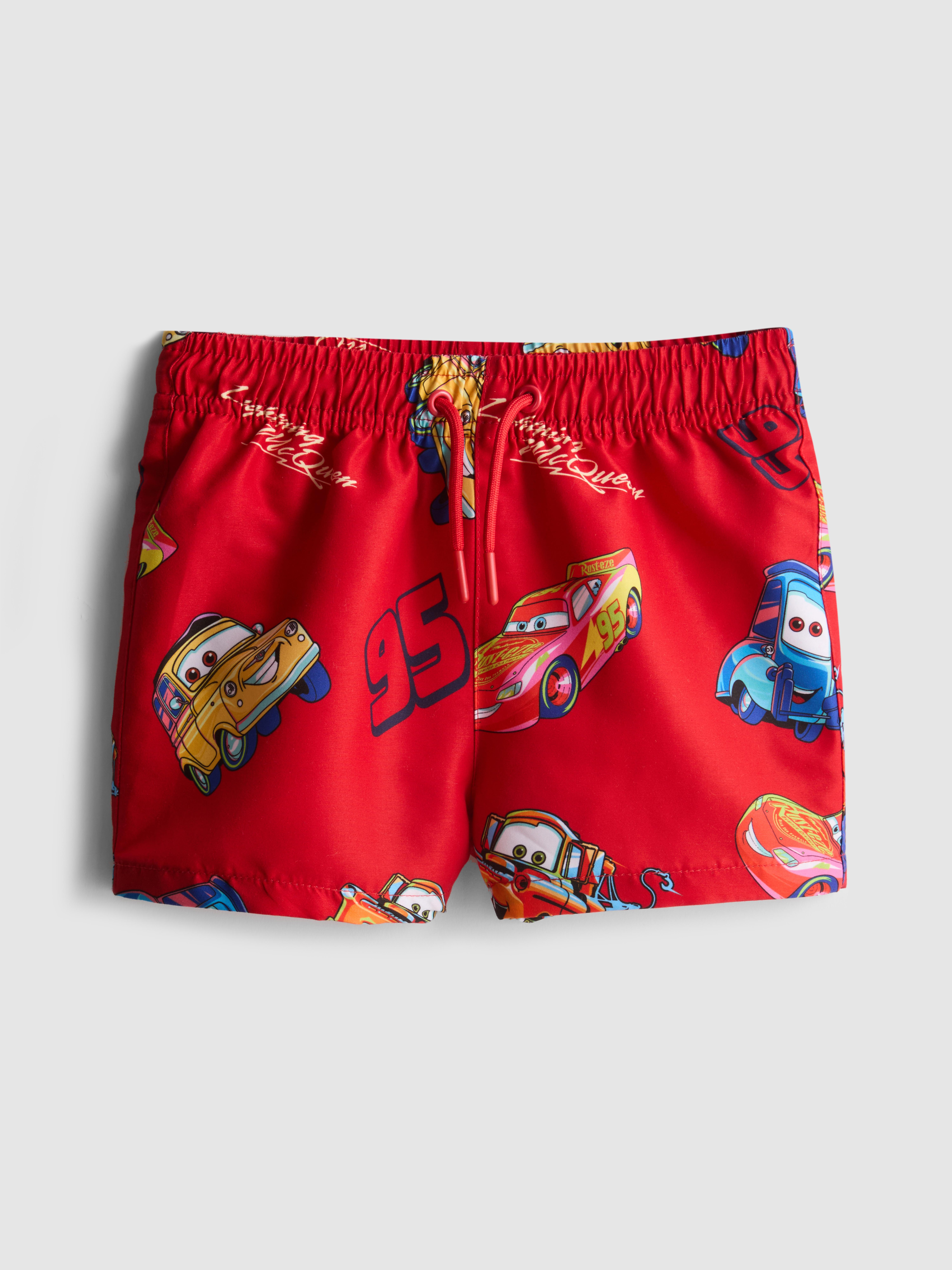 Boys Bright Red 1.5-8yrs | Disney Pixar’s Cars Board Shorts