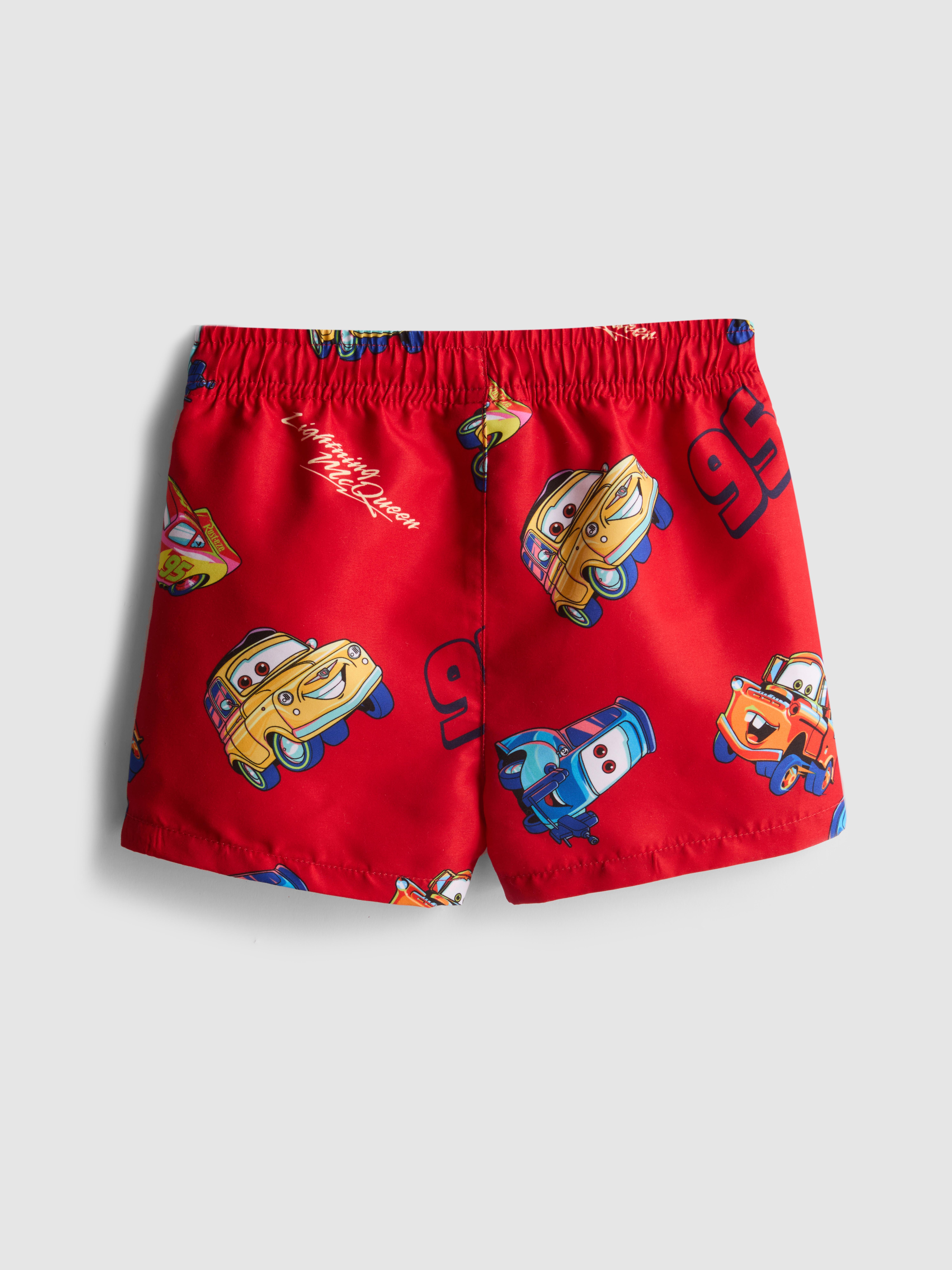 Boys Bright Red 1.5-8yrs | Disney Pixar’s Cars Board Shorts