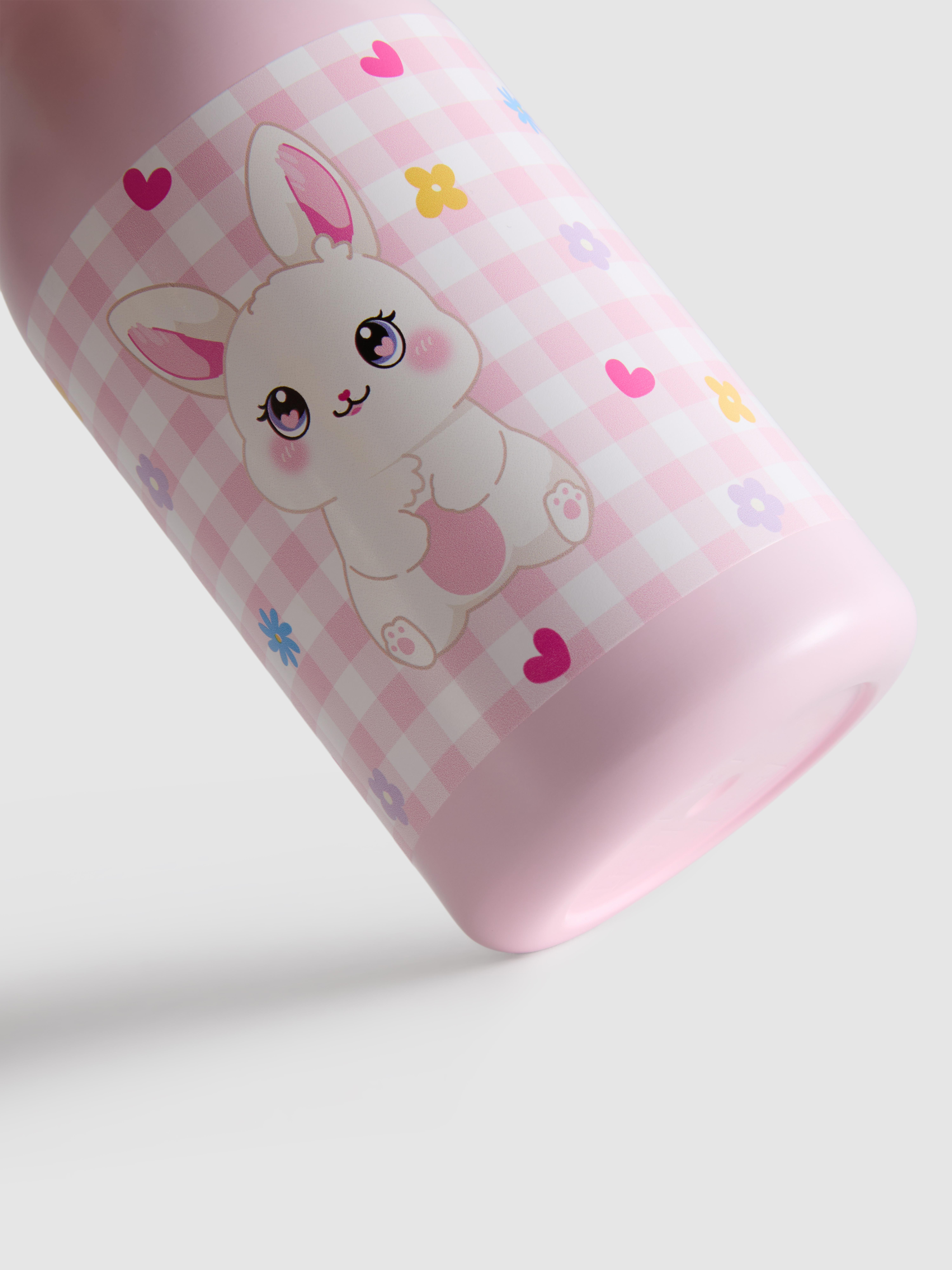 Botella de agua con personaje