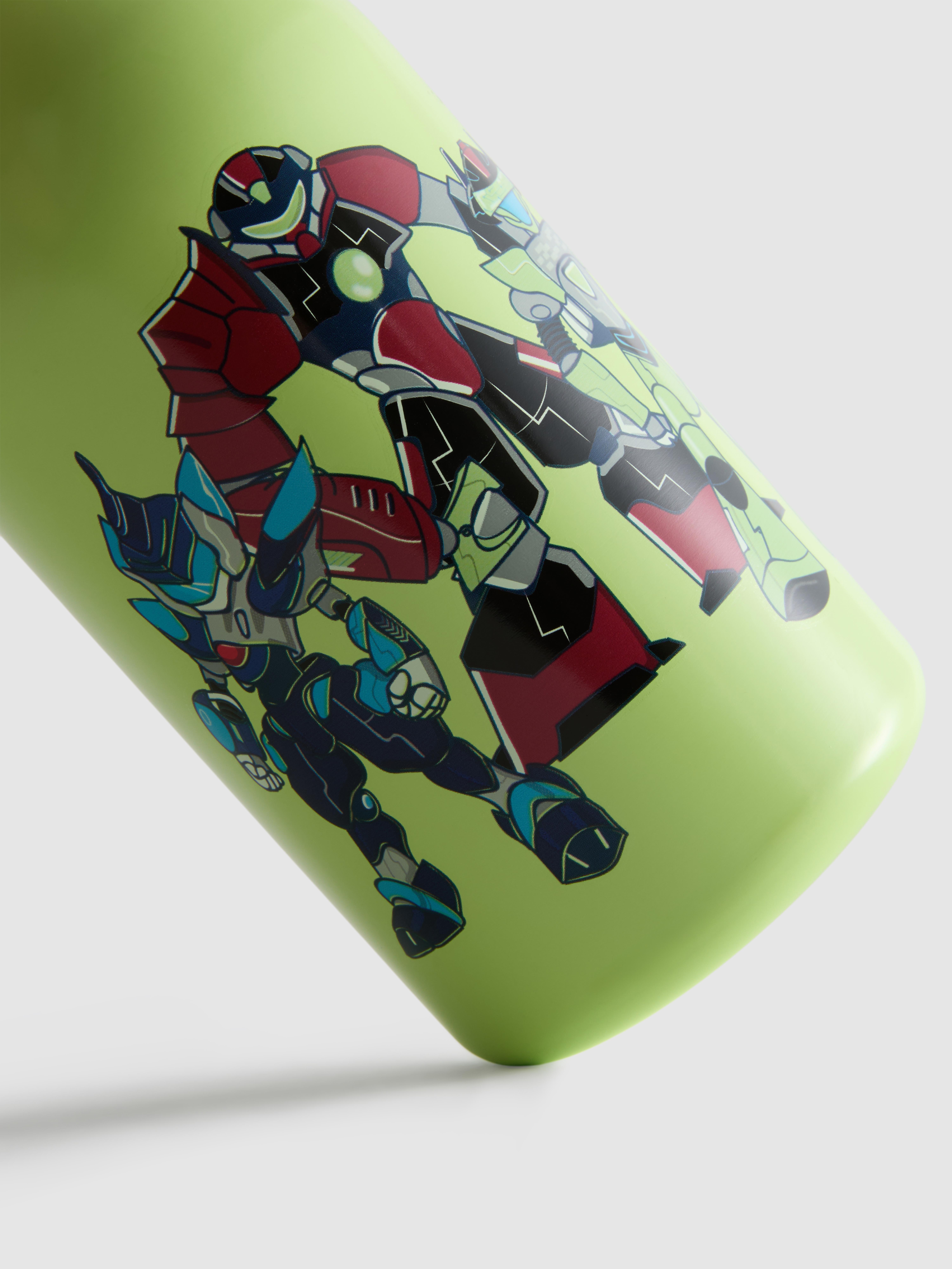 Trinkflasche mit Figurendeckel