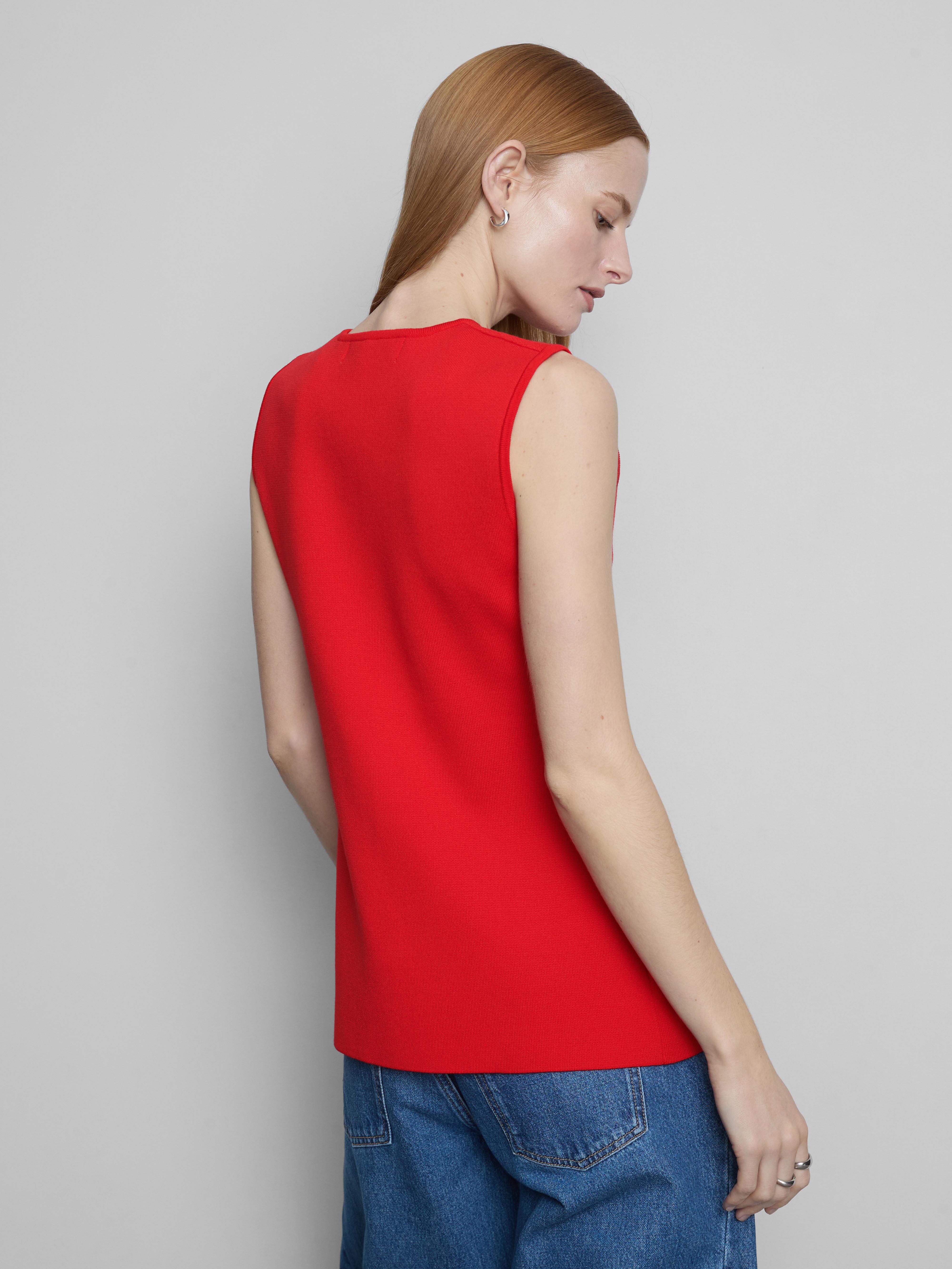 Women's Sculpted Longline Button-Down Vest