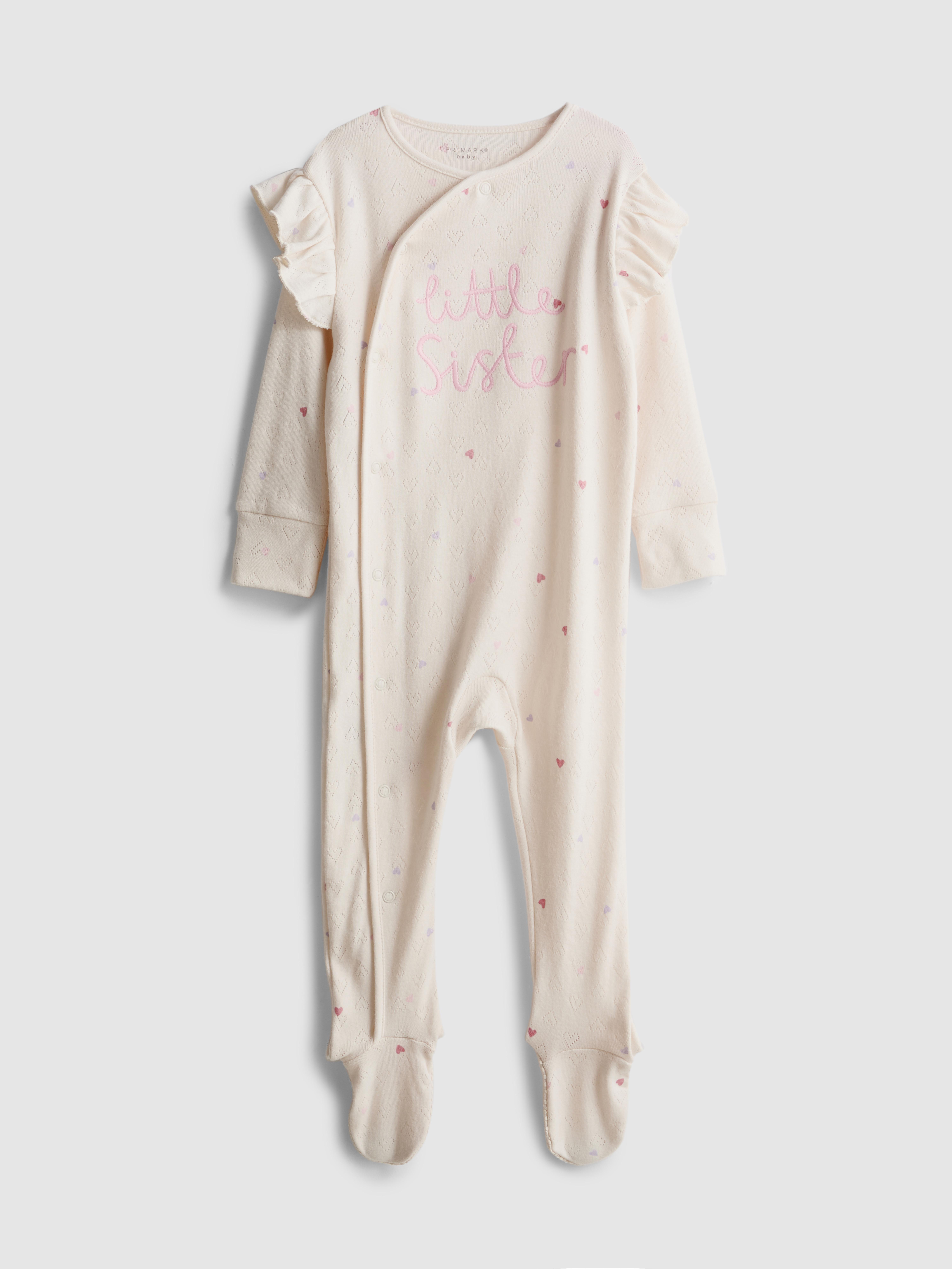 0-24 mesi | Pigiamino con ricamo Little Sister