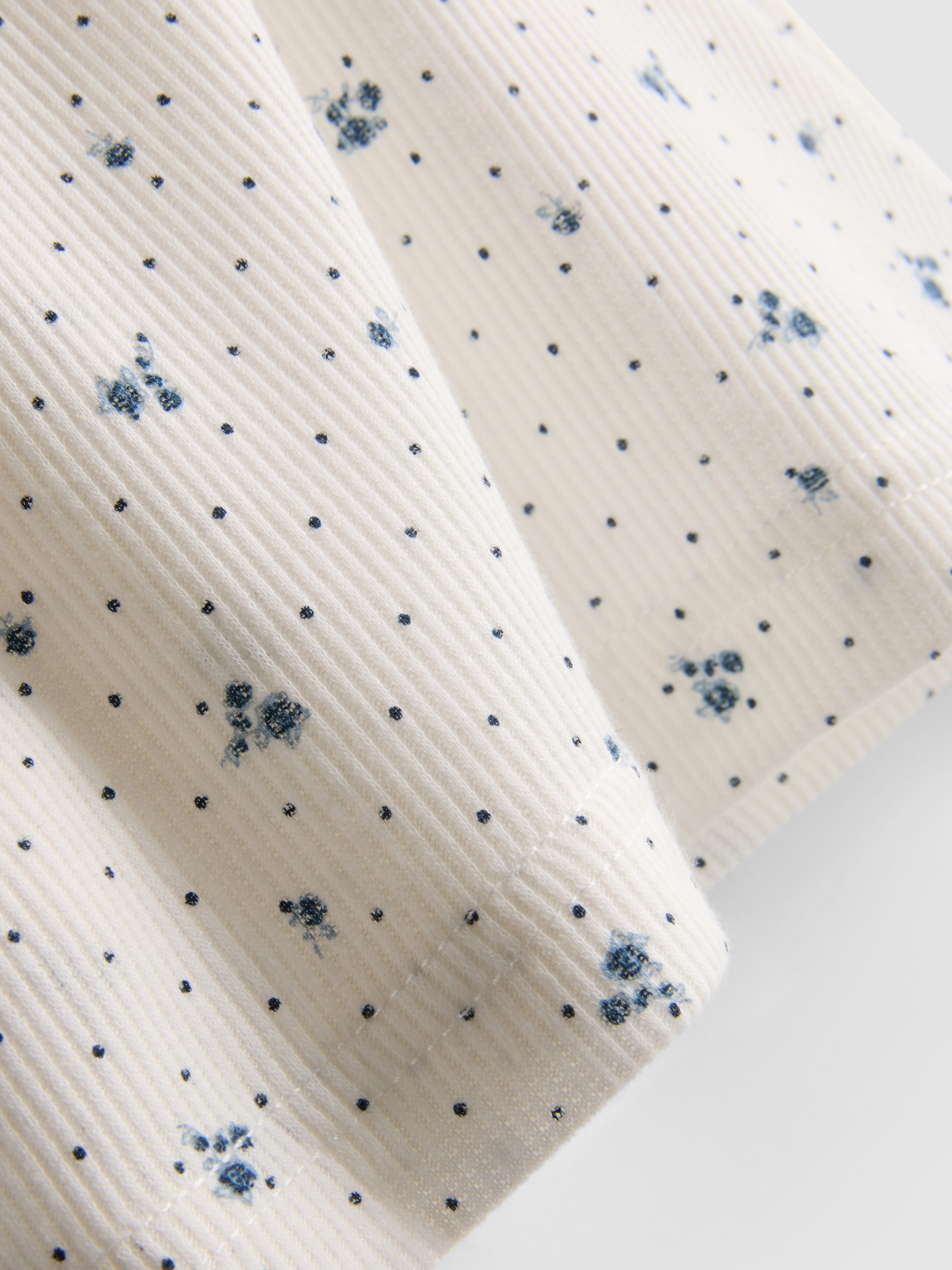 Women's Ivory Ribbed Jersey Pajama Shorts