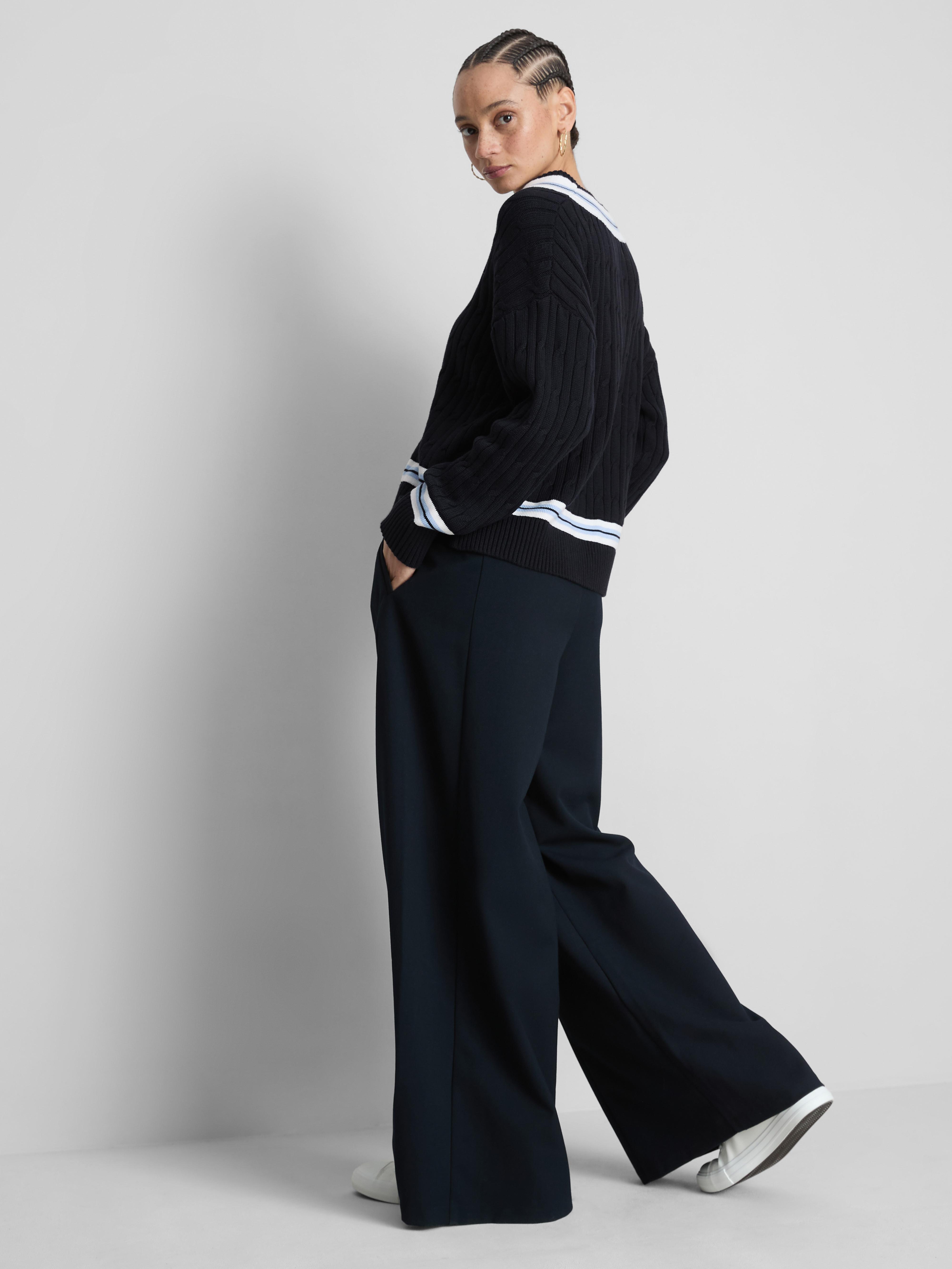 Cotton V-Neck Sweater