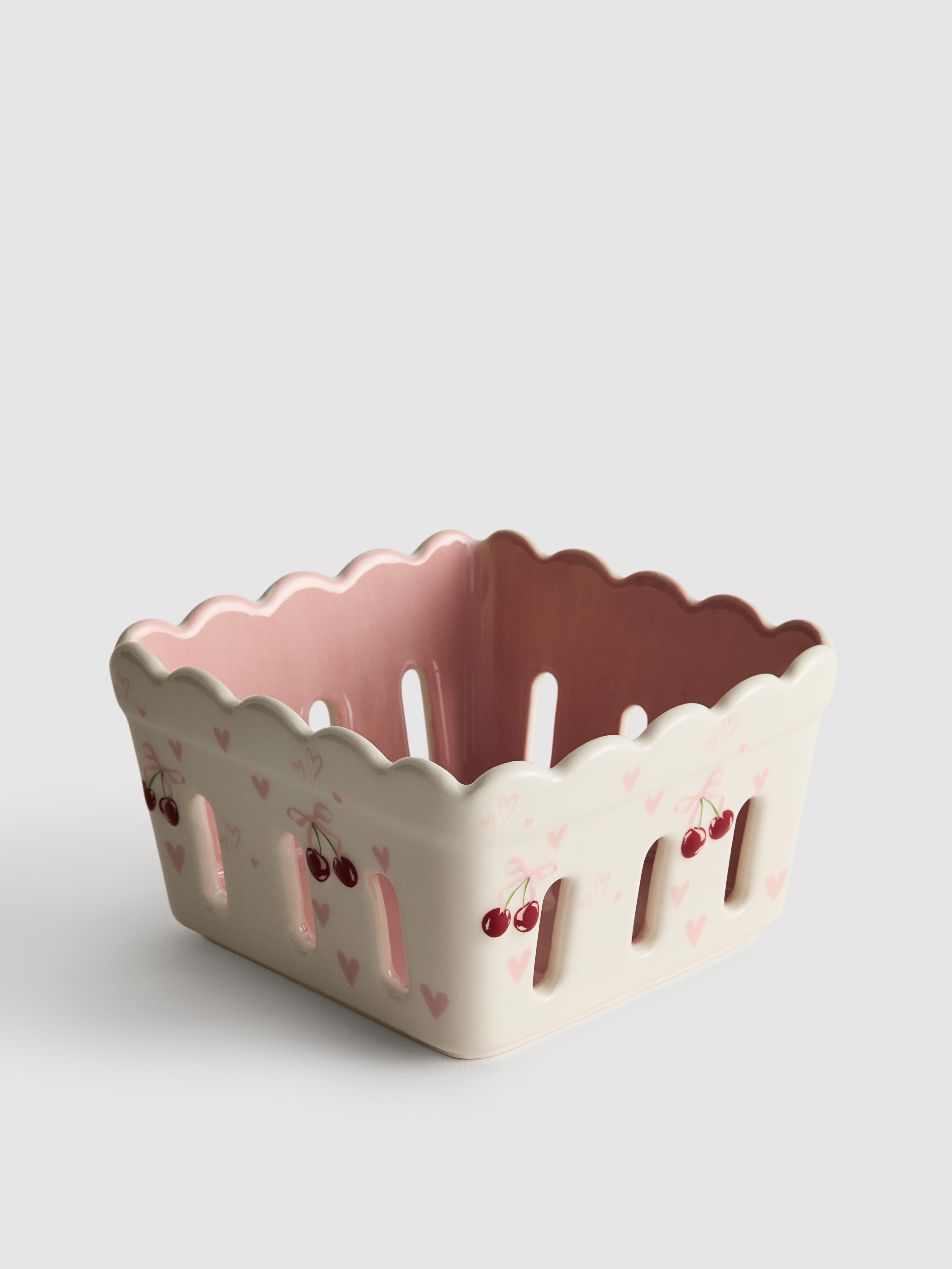 Ceramic Fruit Basket