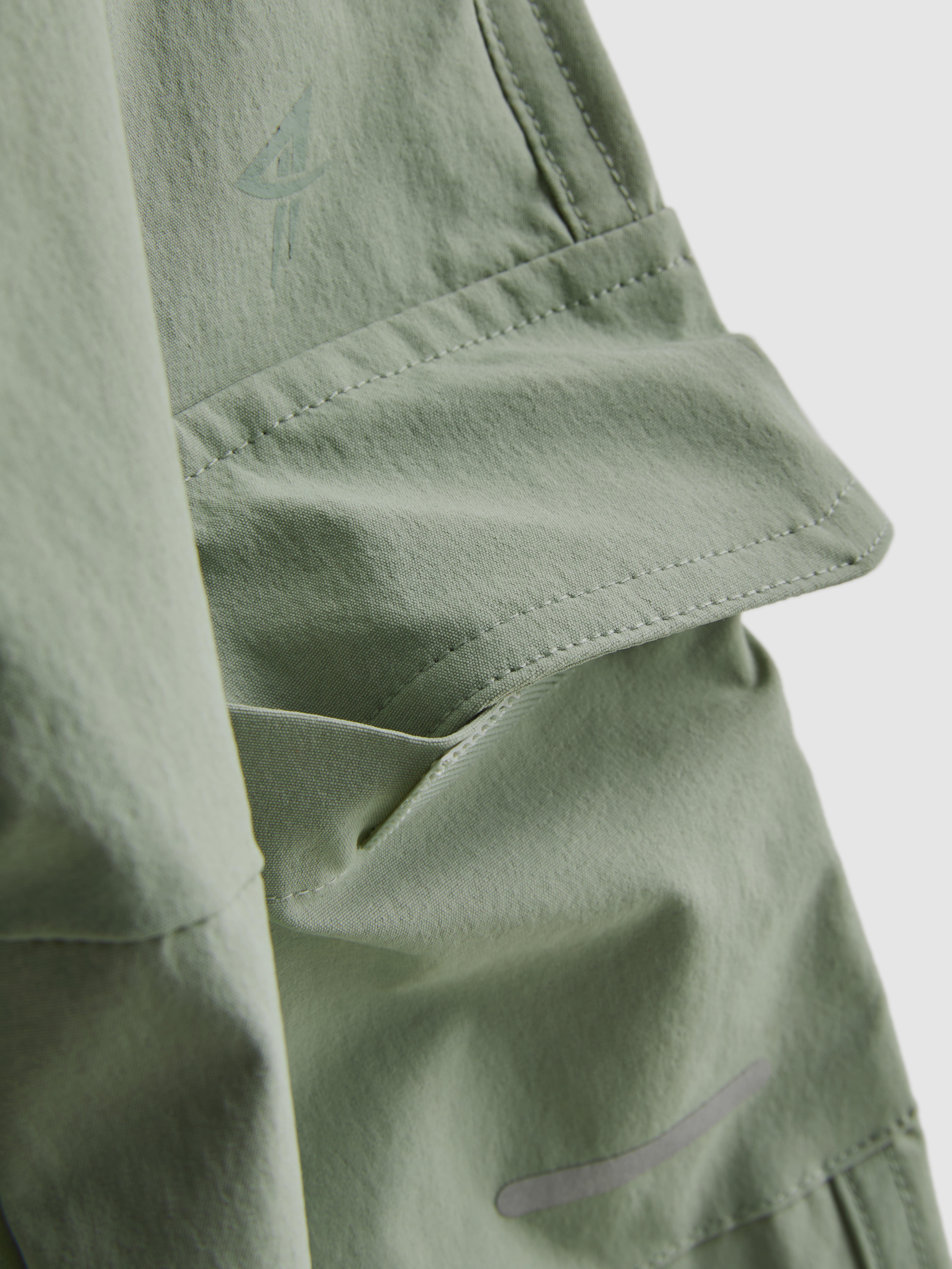 Boys Light Green 1.5-8yrs | Zip-Up Hoodie and Cargo Joggers Sports Set