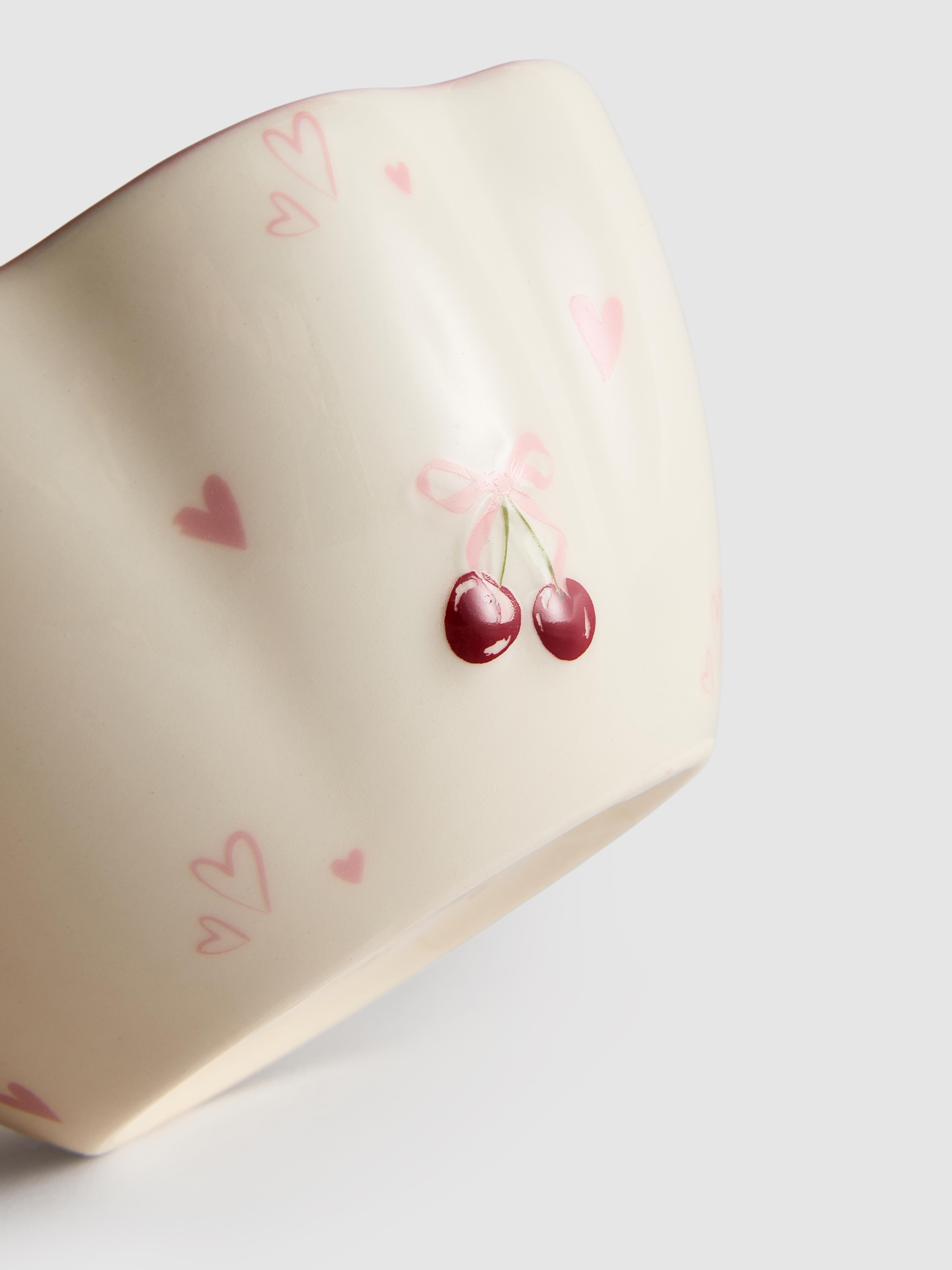 Heart And Cherry Bowl