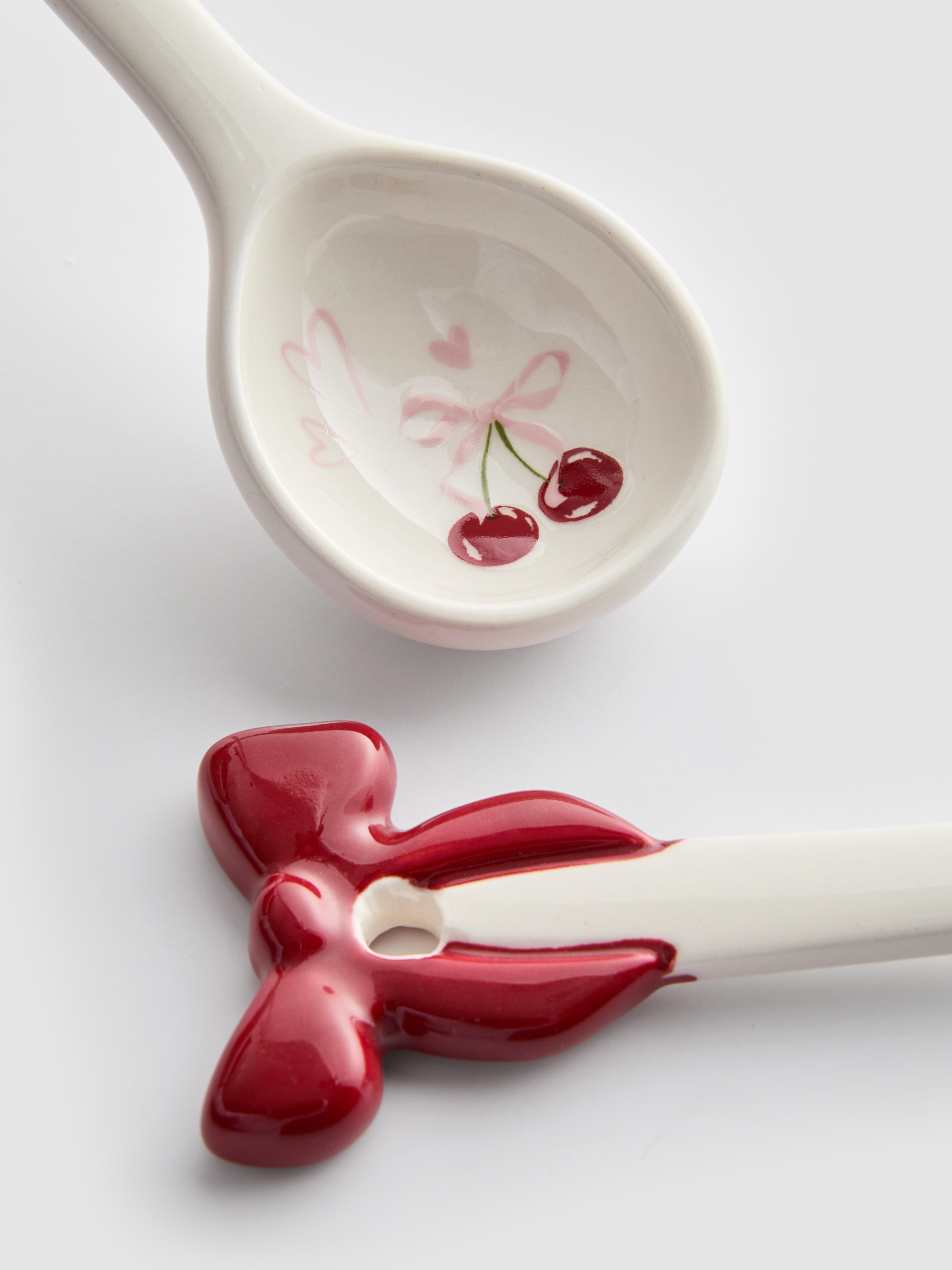 2pk Ceramic Spoons