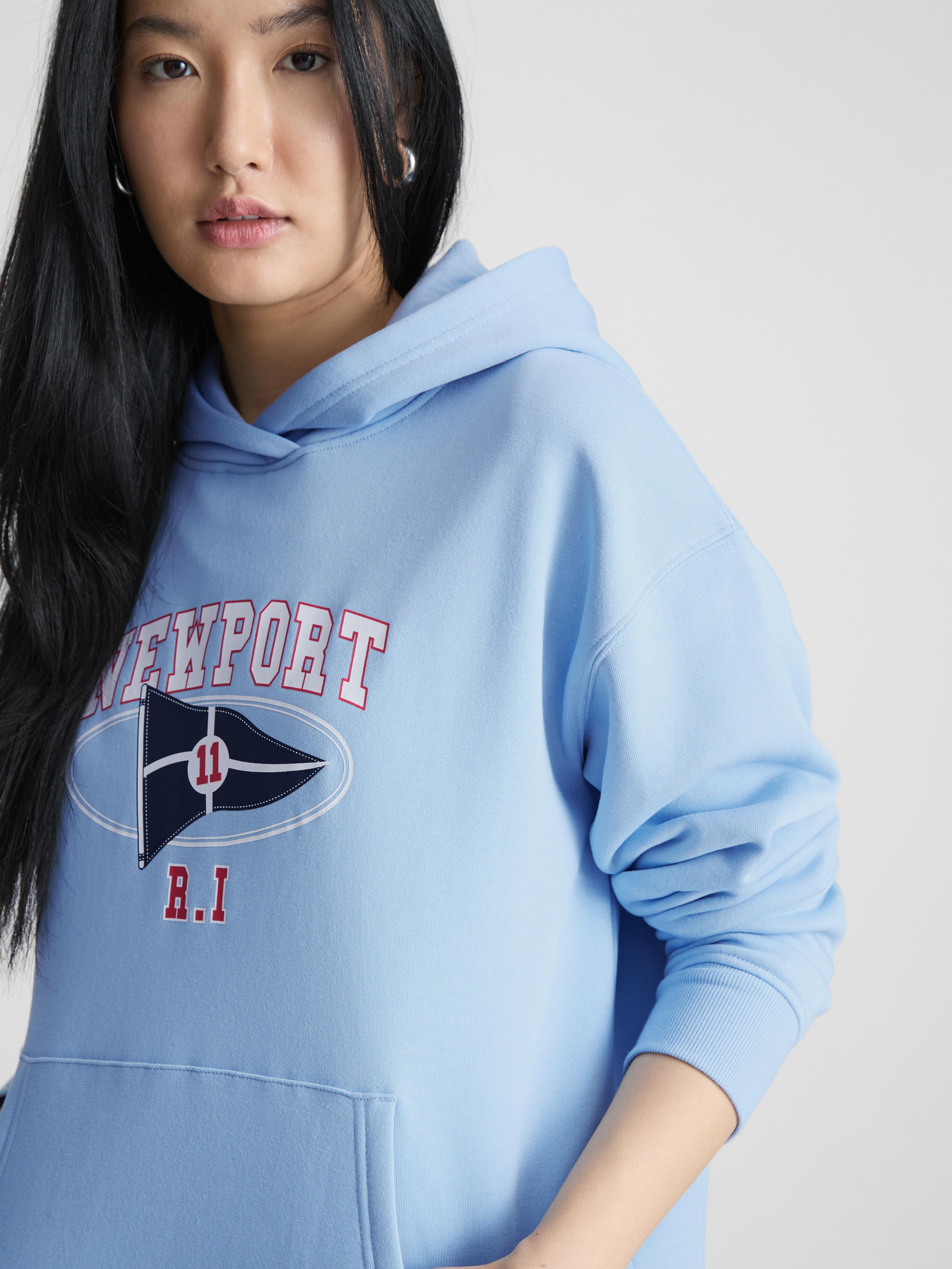 Cotton Blend Graphic Hoodie