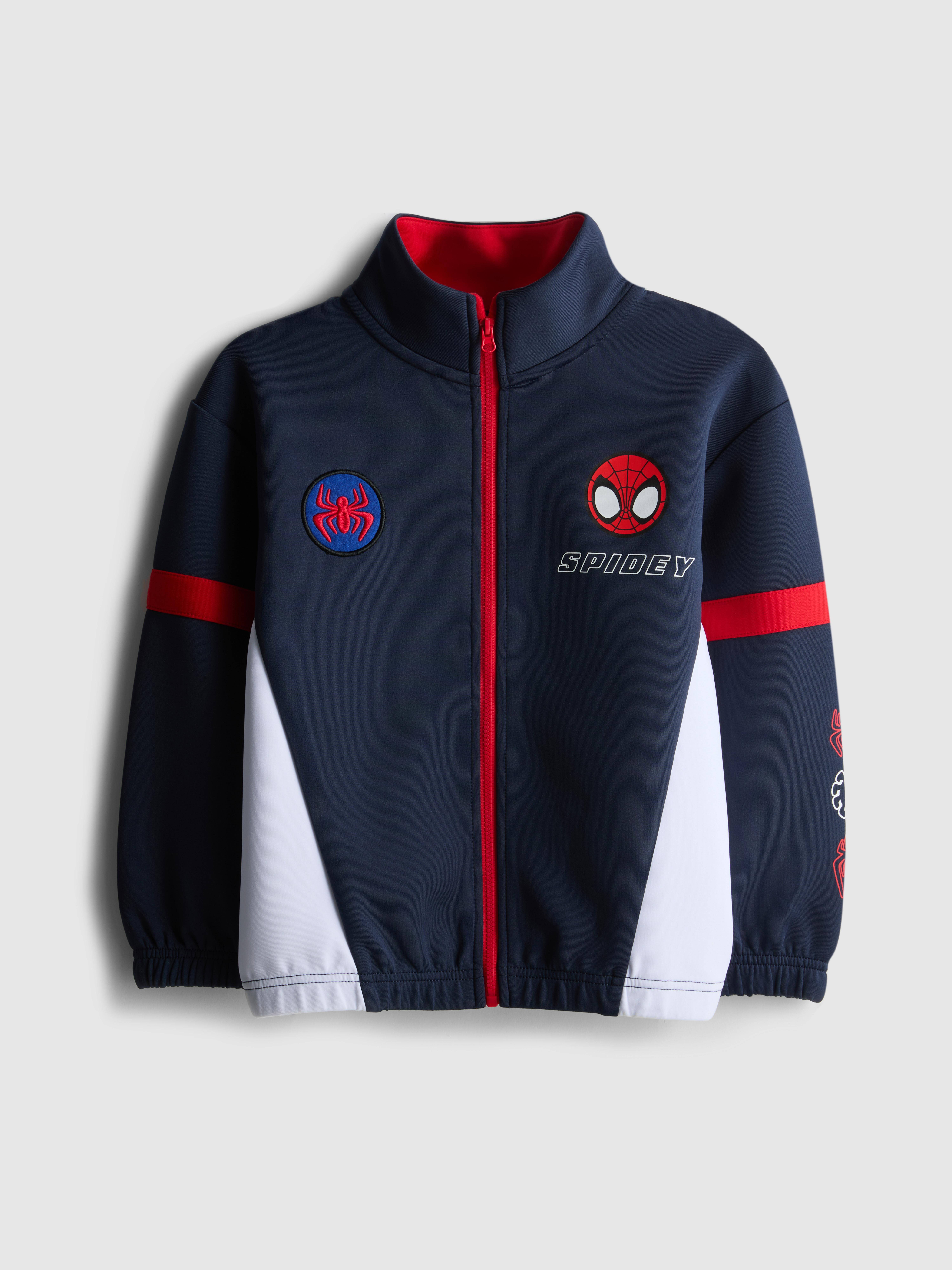 Boys Navy 1.5-8yrs | MARVEL Spidey Zip-Up Sweatshirt