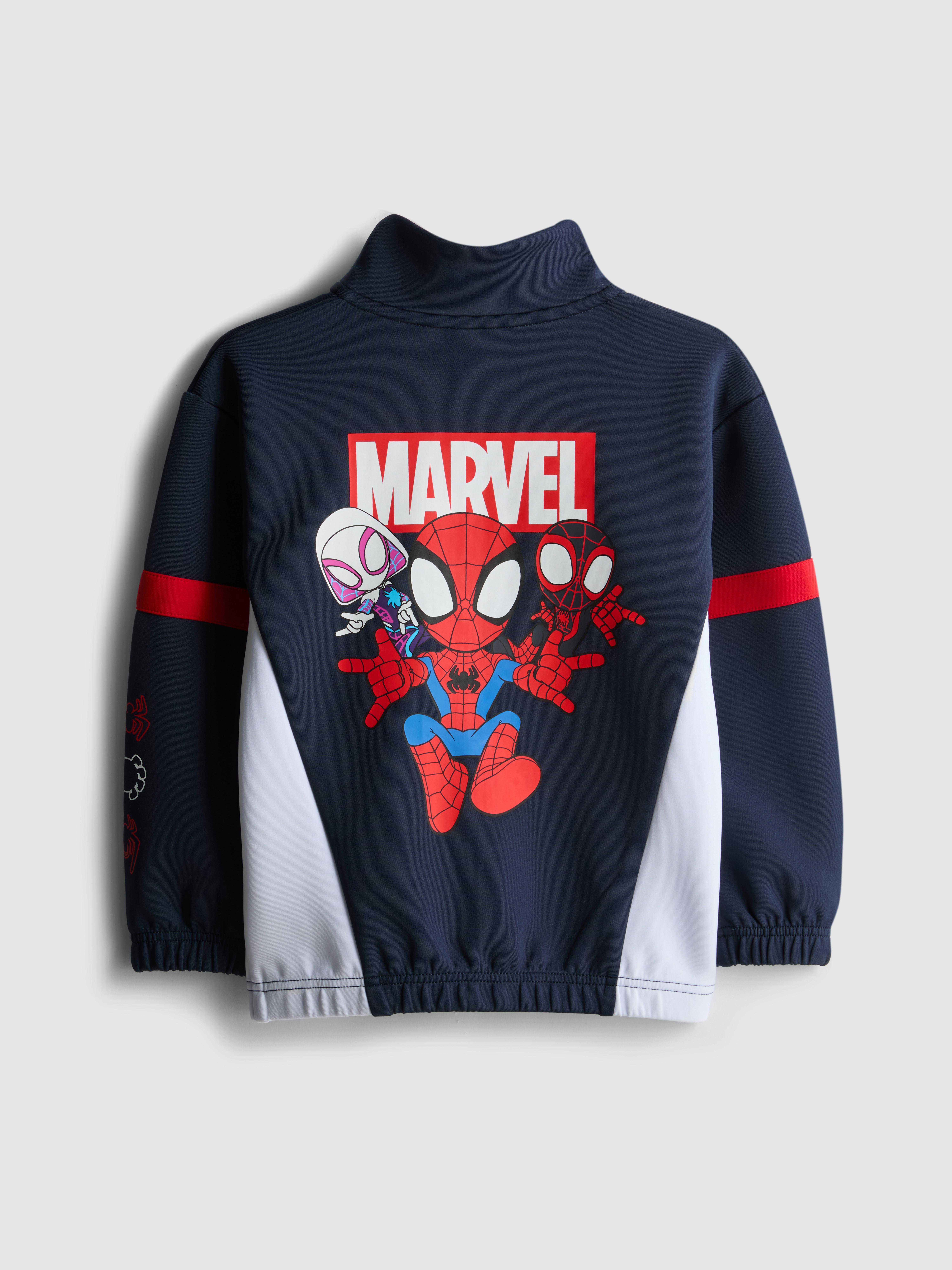 Boys Navy 1.5-8yrs | MARVEL Spidey Zip-Up Sweatshirt