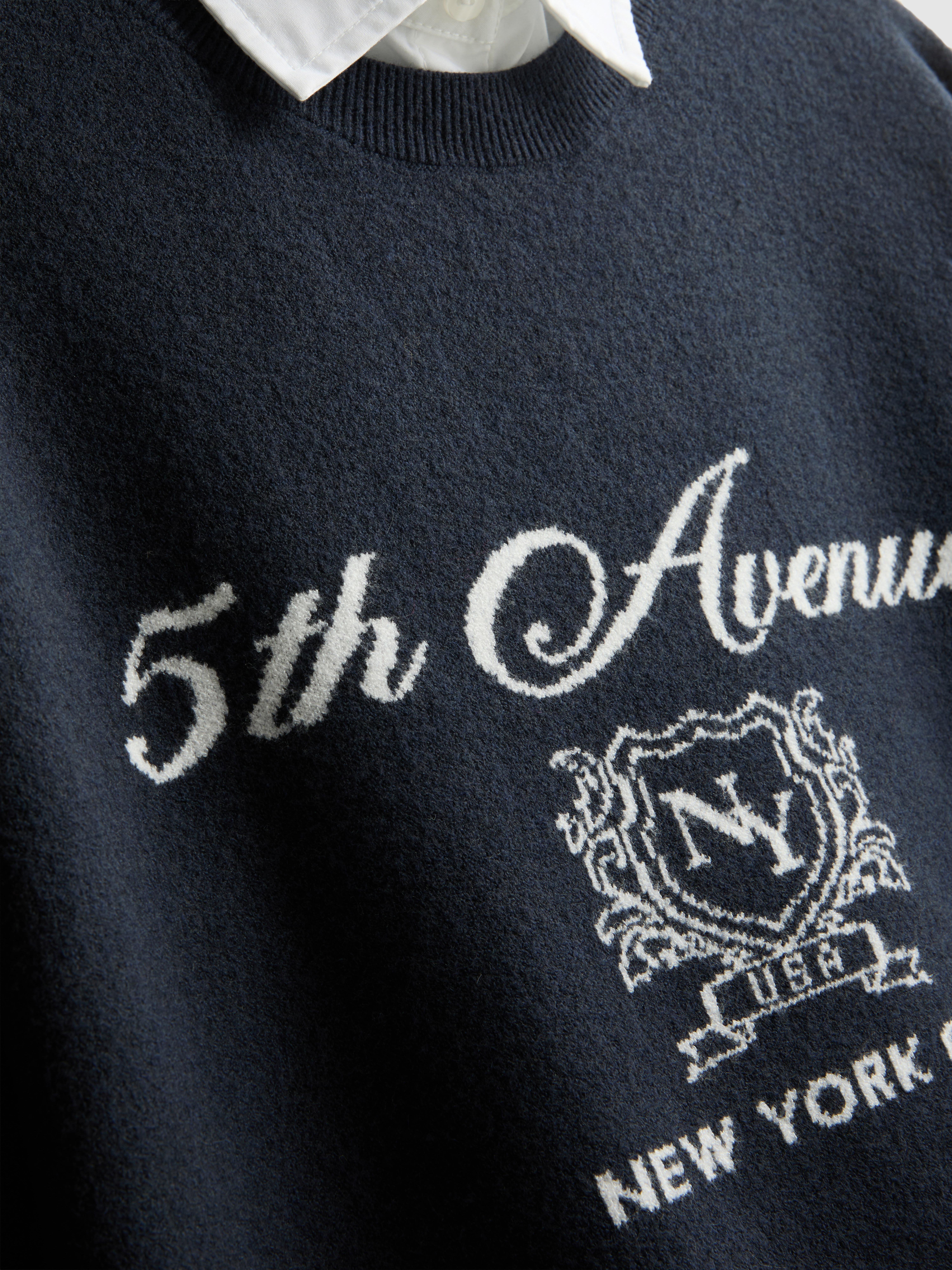 Knitted Slogan 2 In 1 Jumper