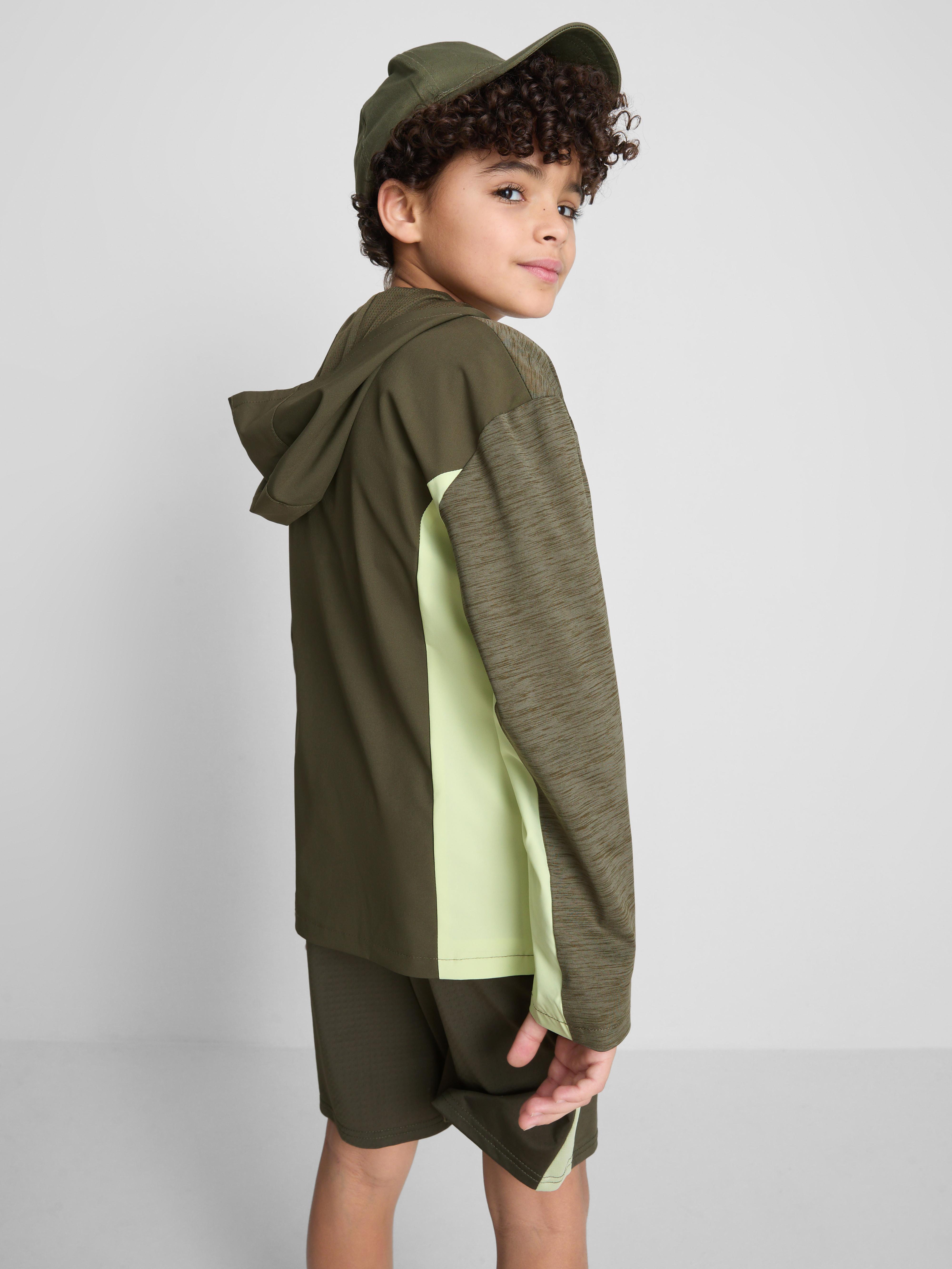 Boys Olive 7-15yrs | Active Bonded Tracksuit Jacket