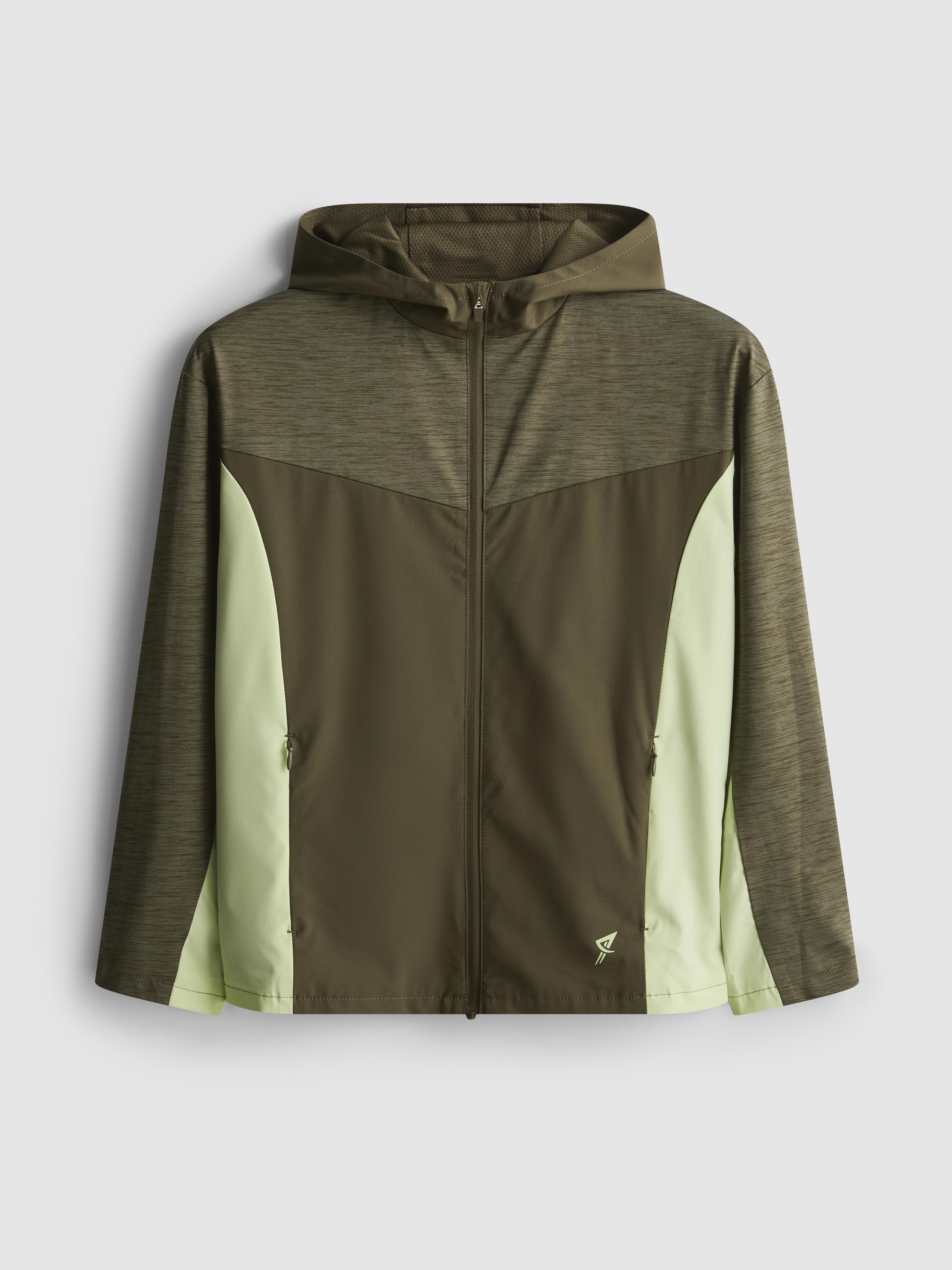 Boys Olive 7-15yrs | Active Bonded Tracksuit Jacket