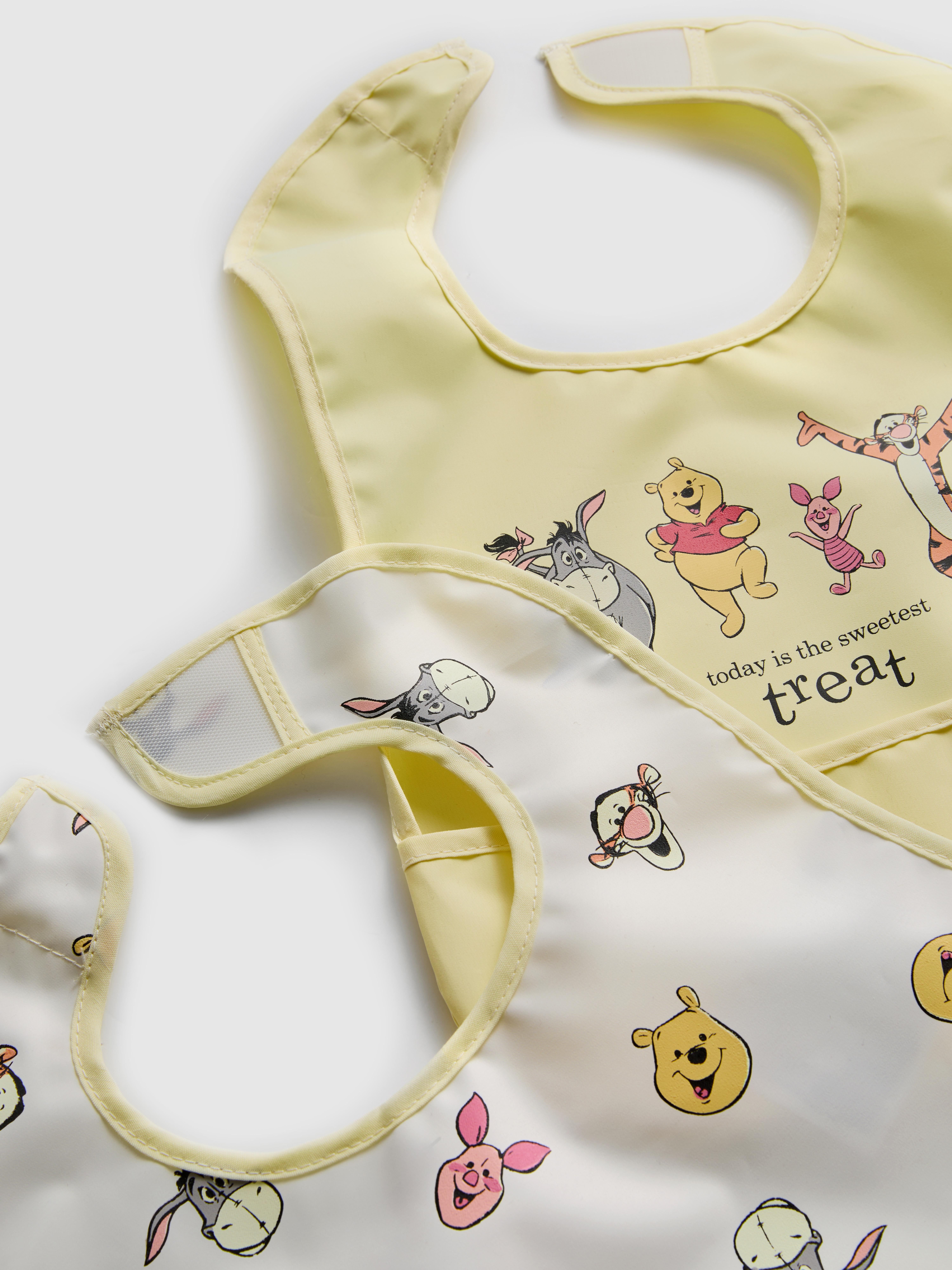 Lot de 2 bavoirs enveloppants Disney Winnie l'ourson