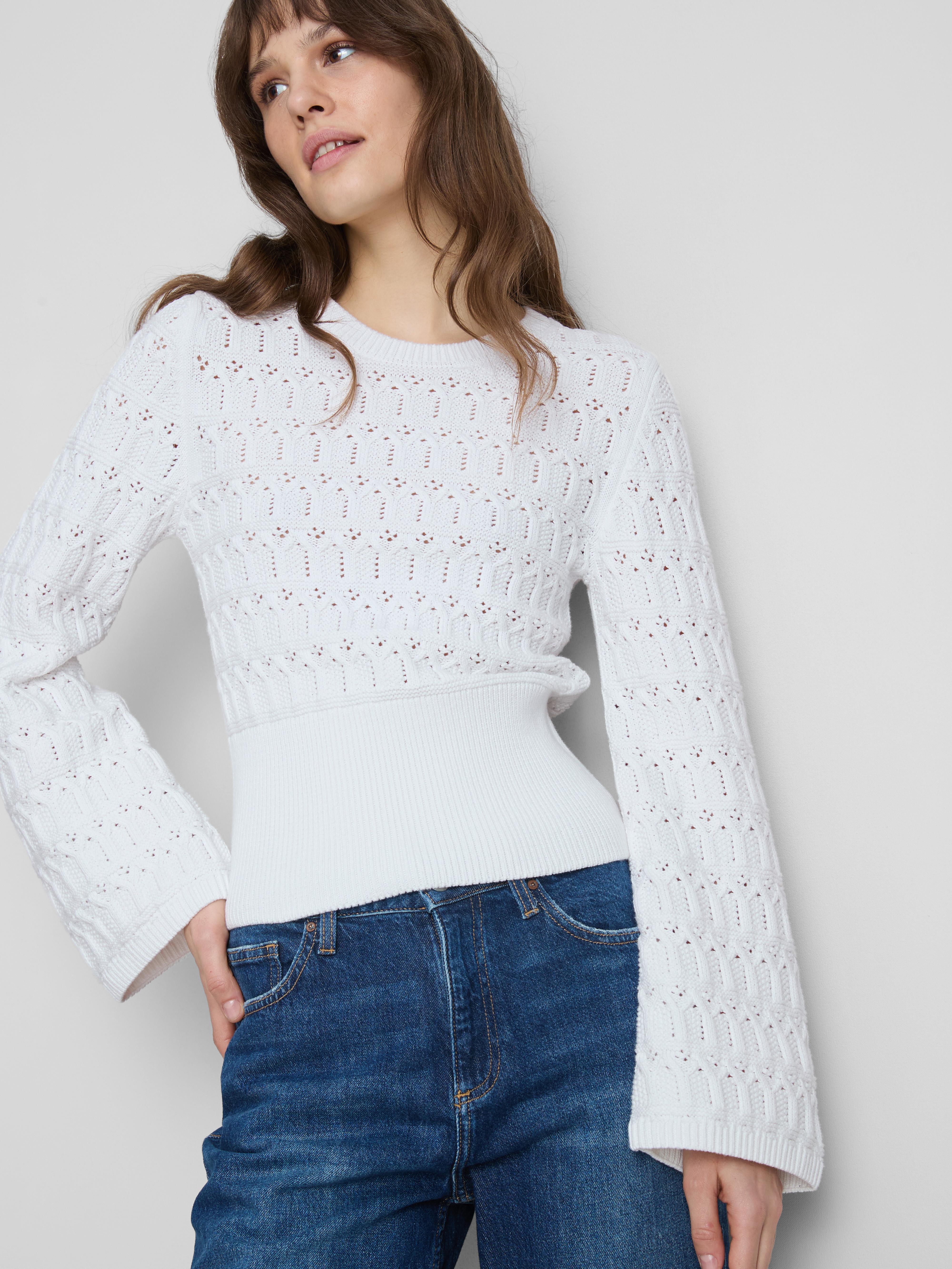 Cotton Knit Crew Sweater