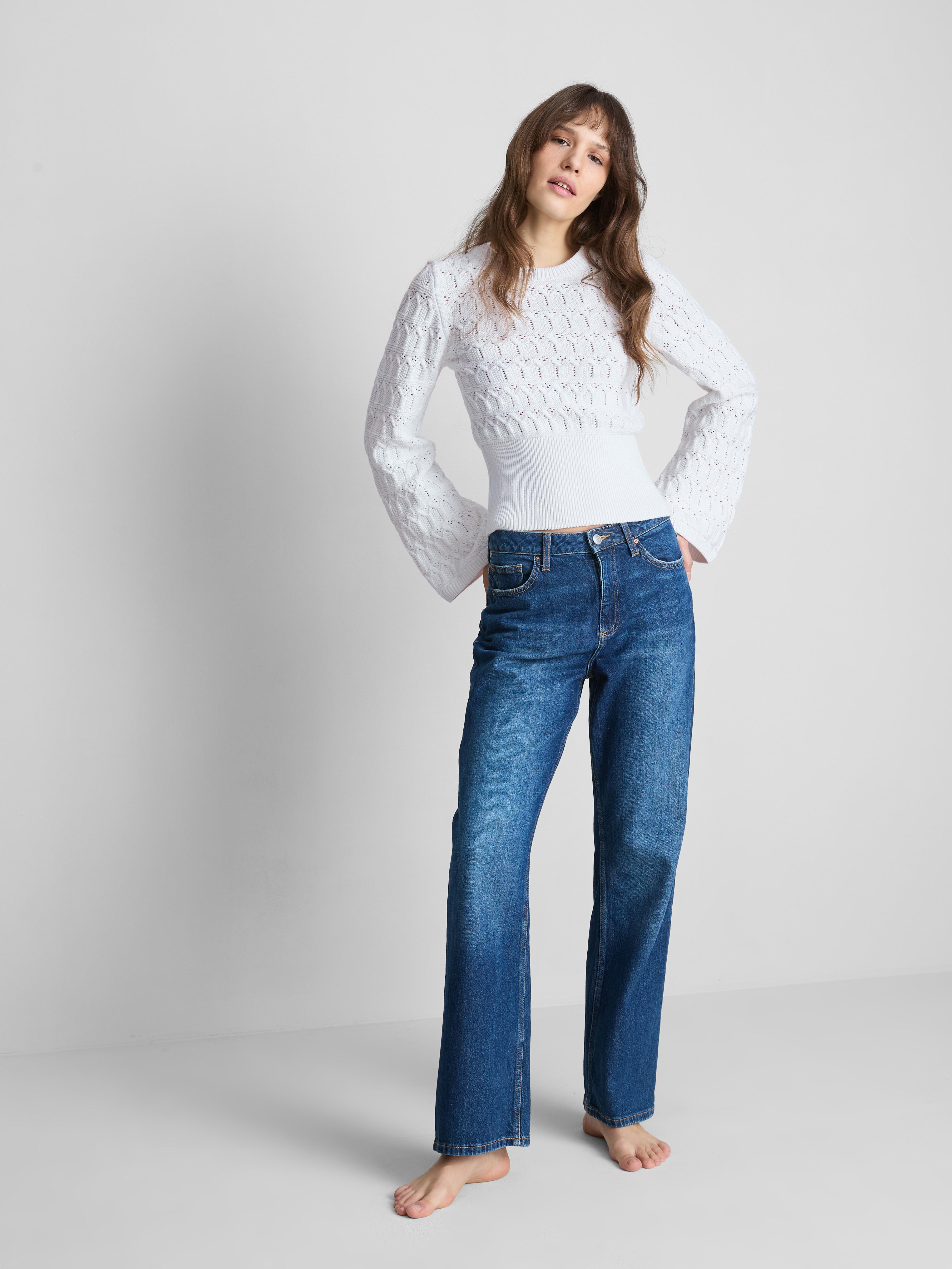 Cotton Knit Crew Sweater