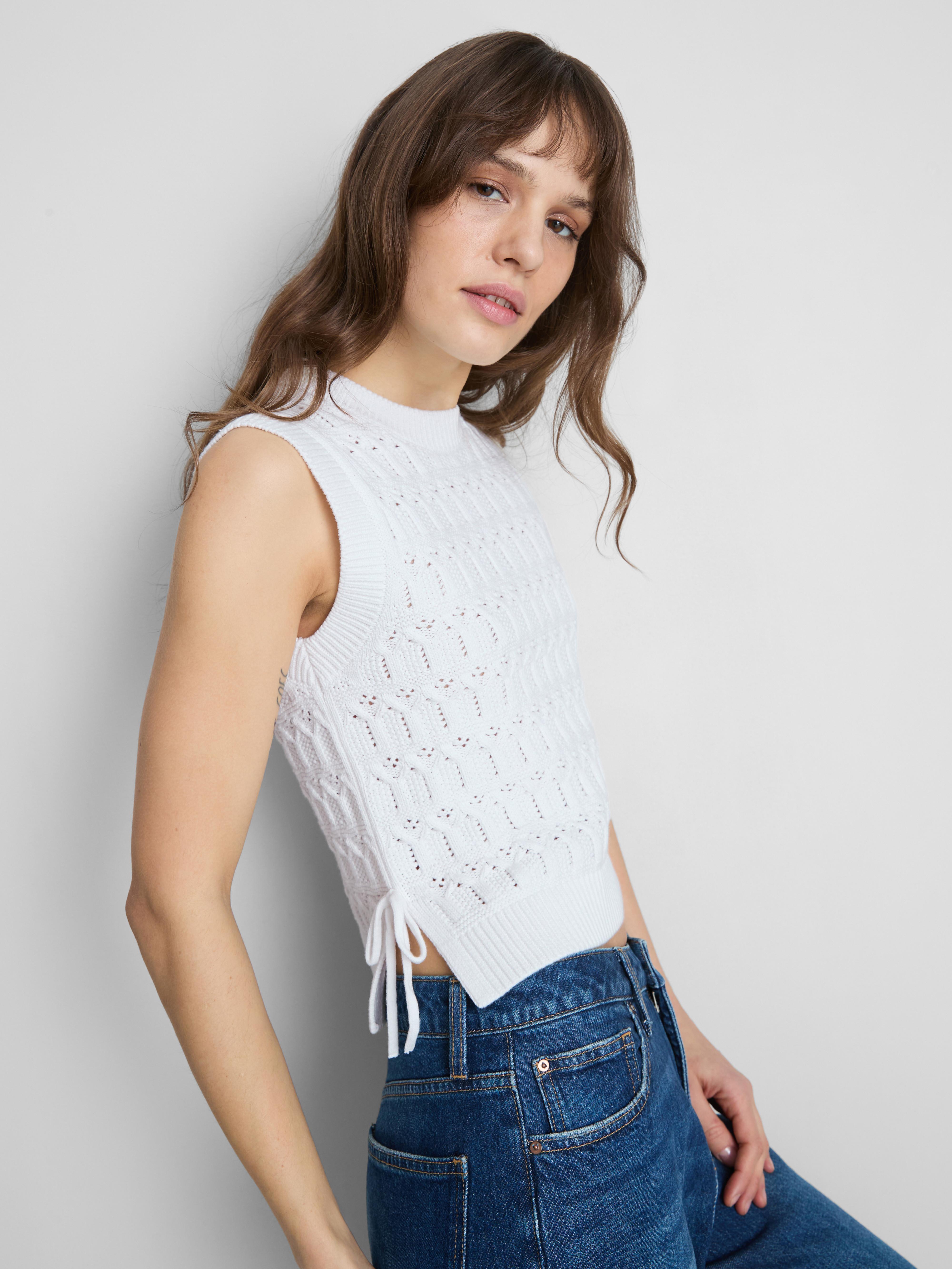 Cotton Chunky Knit Tank