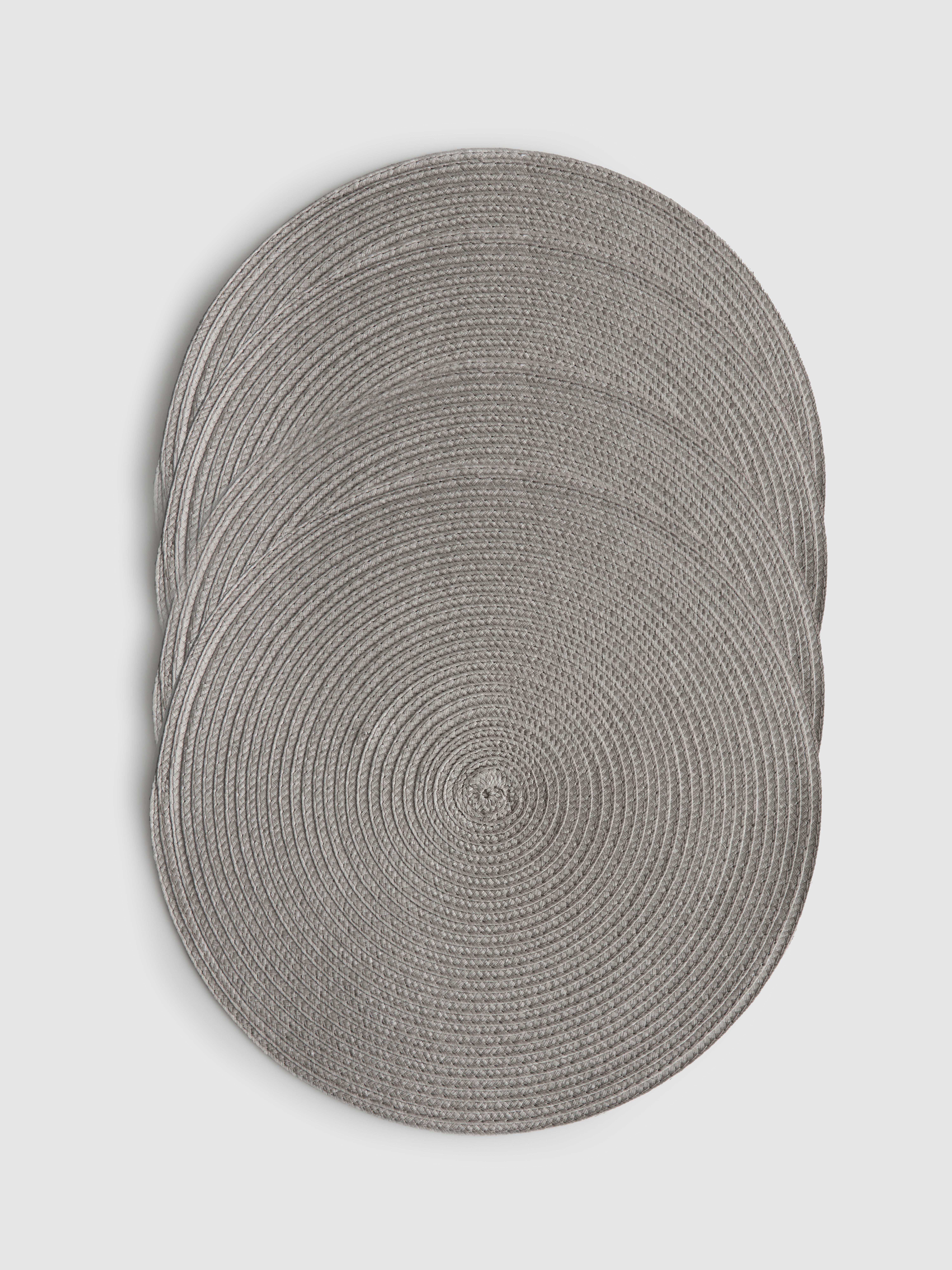 4pk Round Fabric Placemats