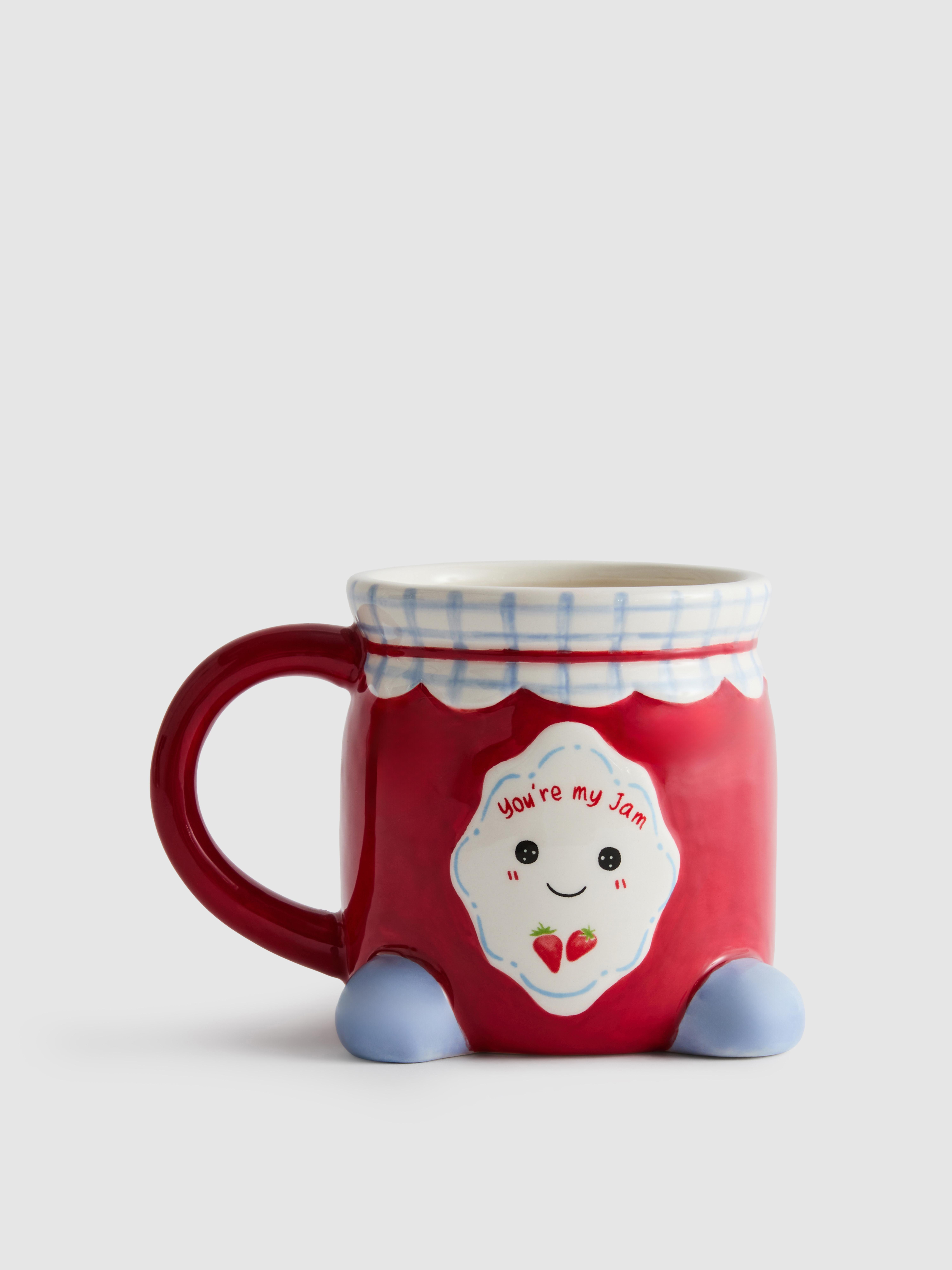 Mug en forme de pot de confiture