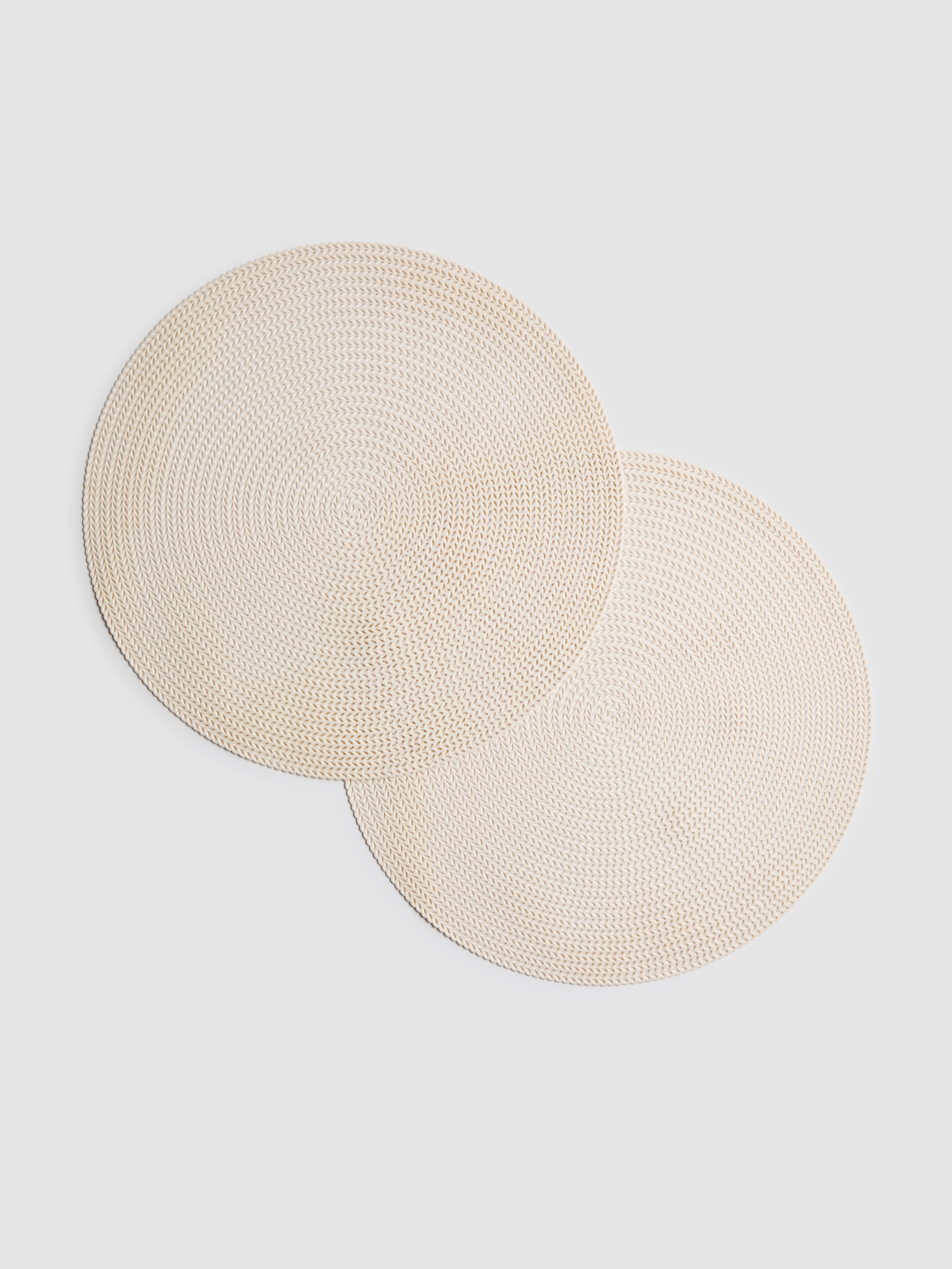 Runde Platzdeckchen, 2er-Pack