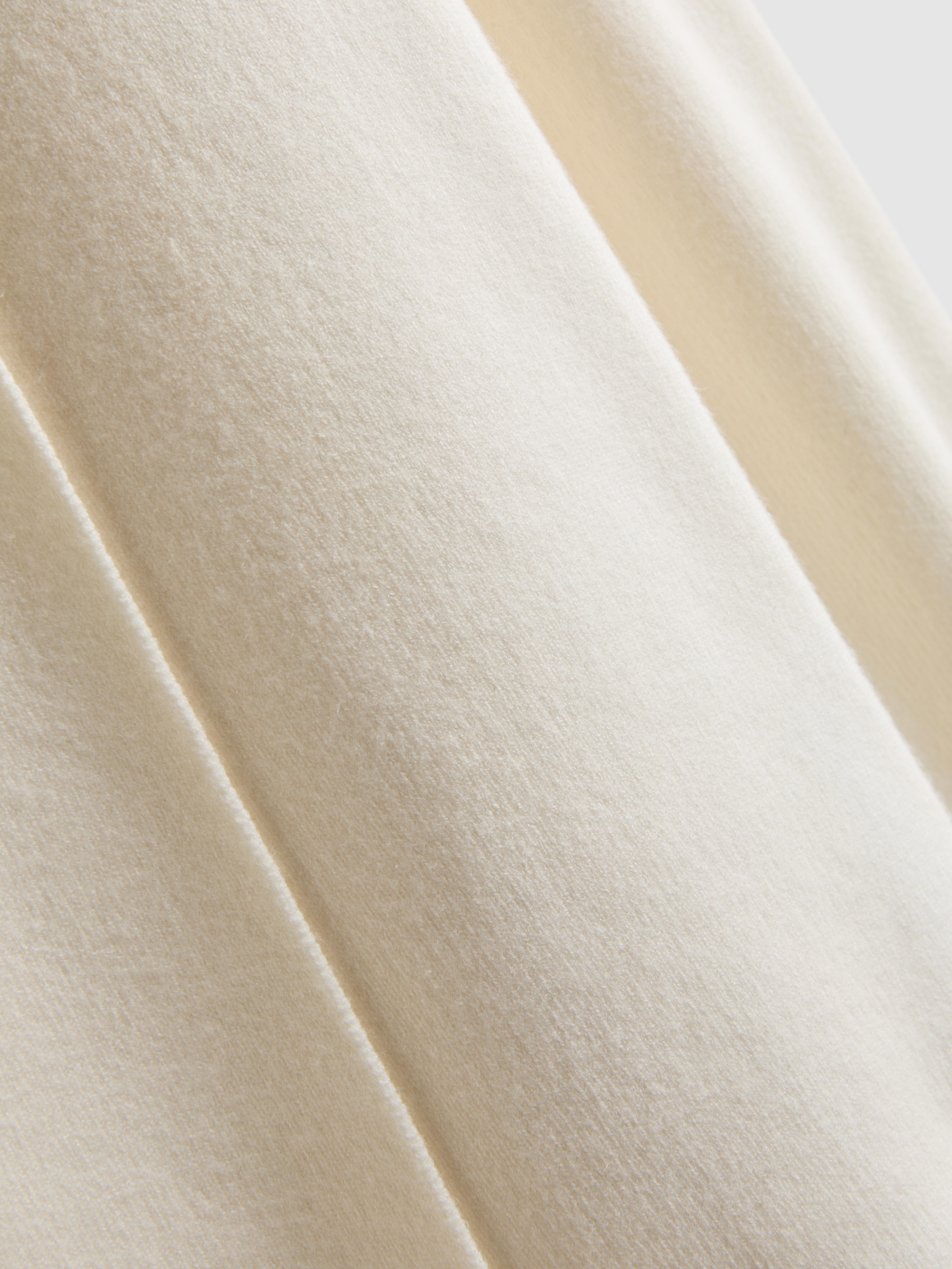 Women's Ivory Double-Breasted V-Neck Cardigan