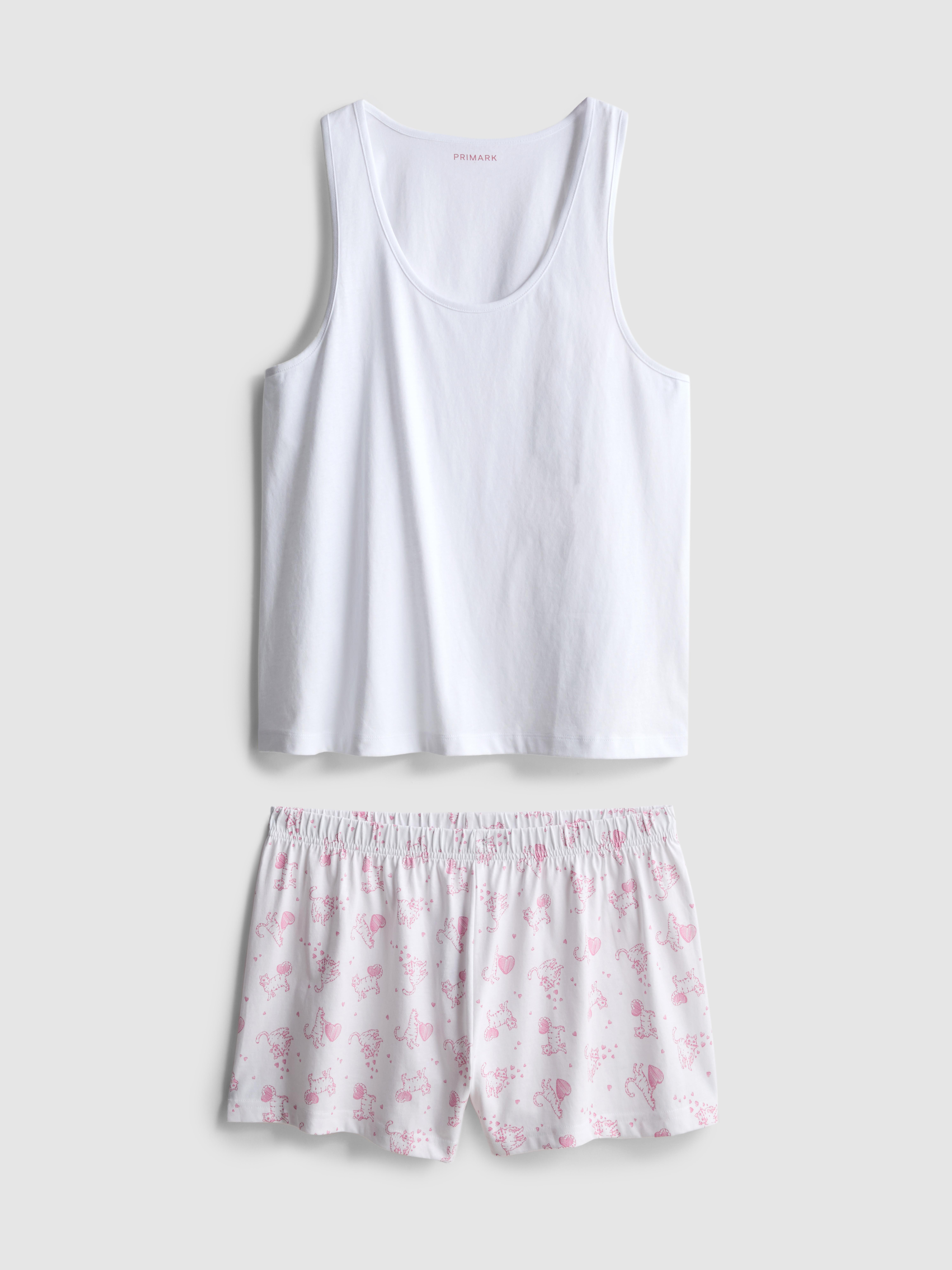 Cotton Vest And Short Pyjamas